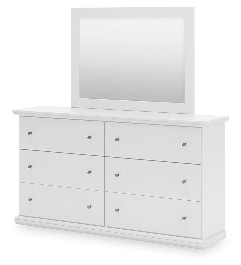 Bostwick Shoals White Dresser And Mirror - Image 3