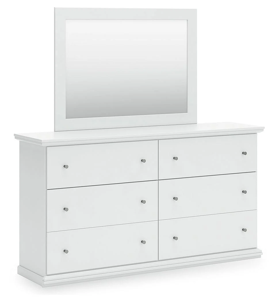 Bostwick Shoals White Dresser And Mirror - Image 2