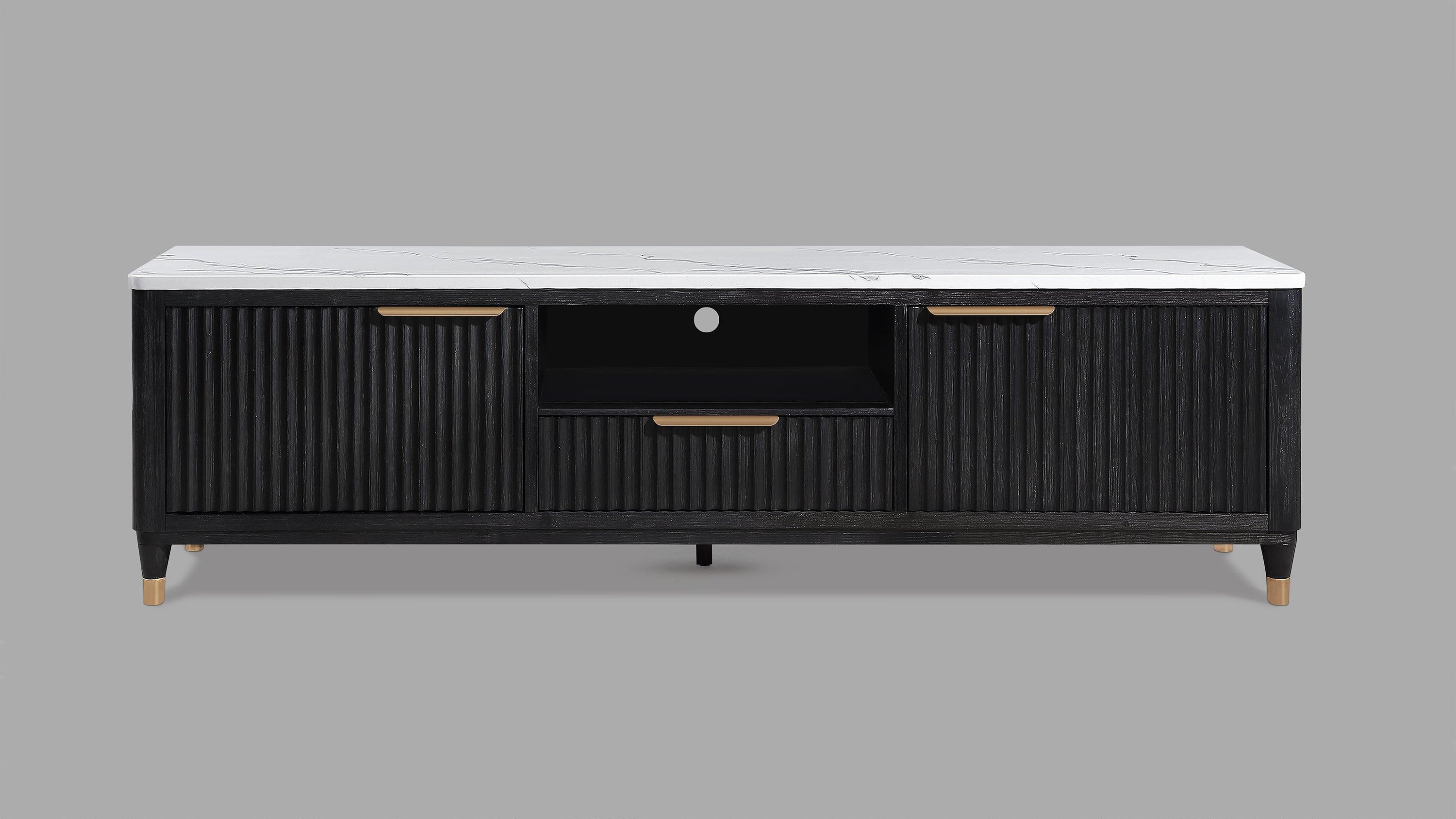 Kara Black TV Stand - Image 3