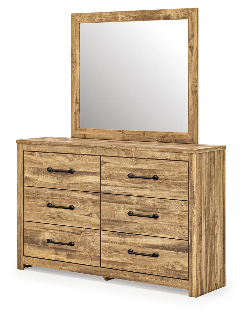 Maystonna Brown Dresser and Mirror - Image 2