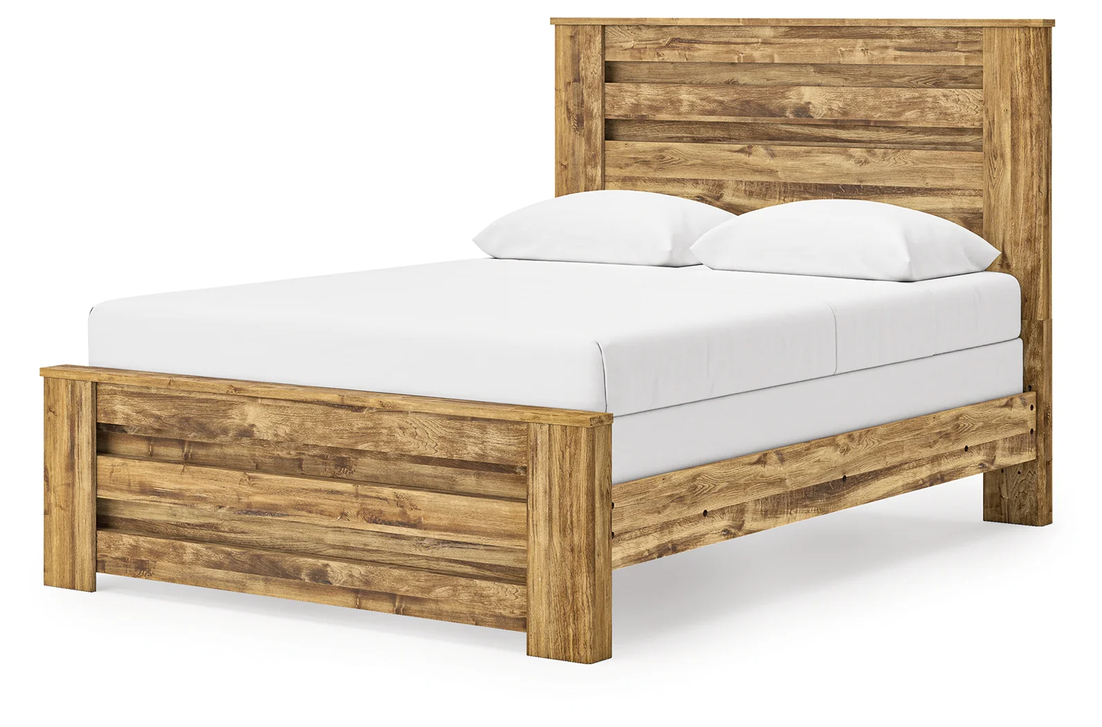Maystonna Brown Queen Panel Bed - Image 3