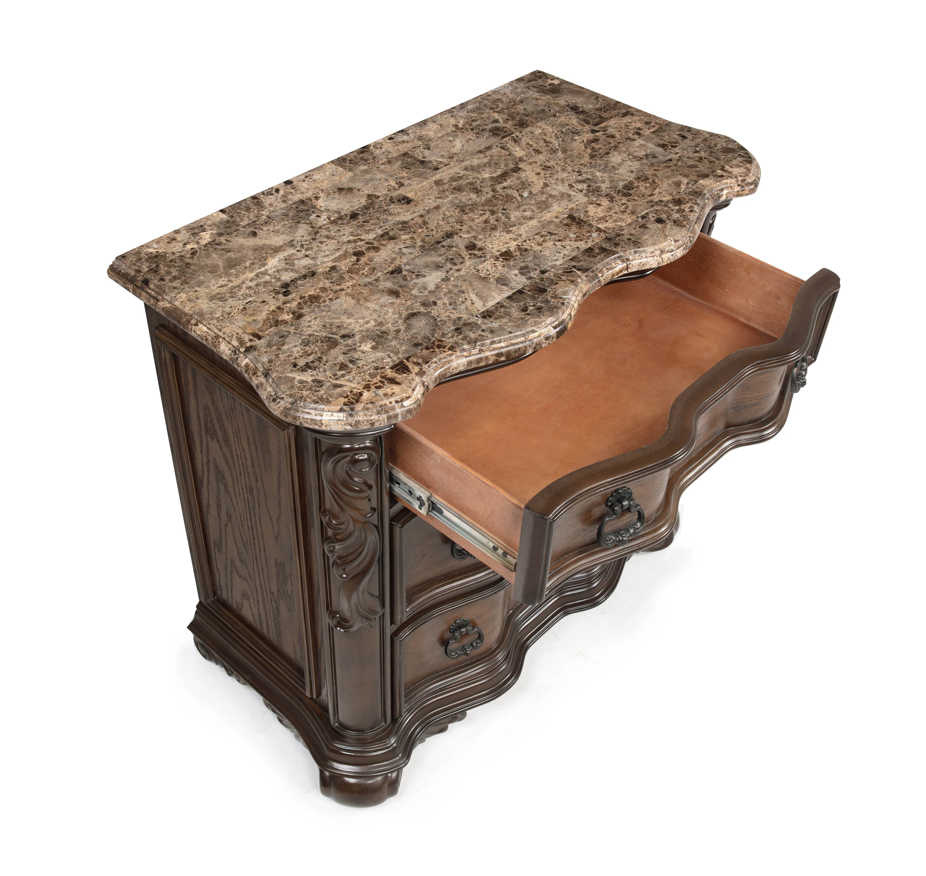 Ludwig Brown Nightstand - Image 2