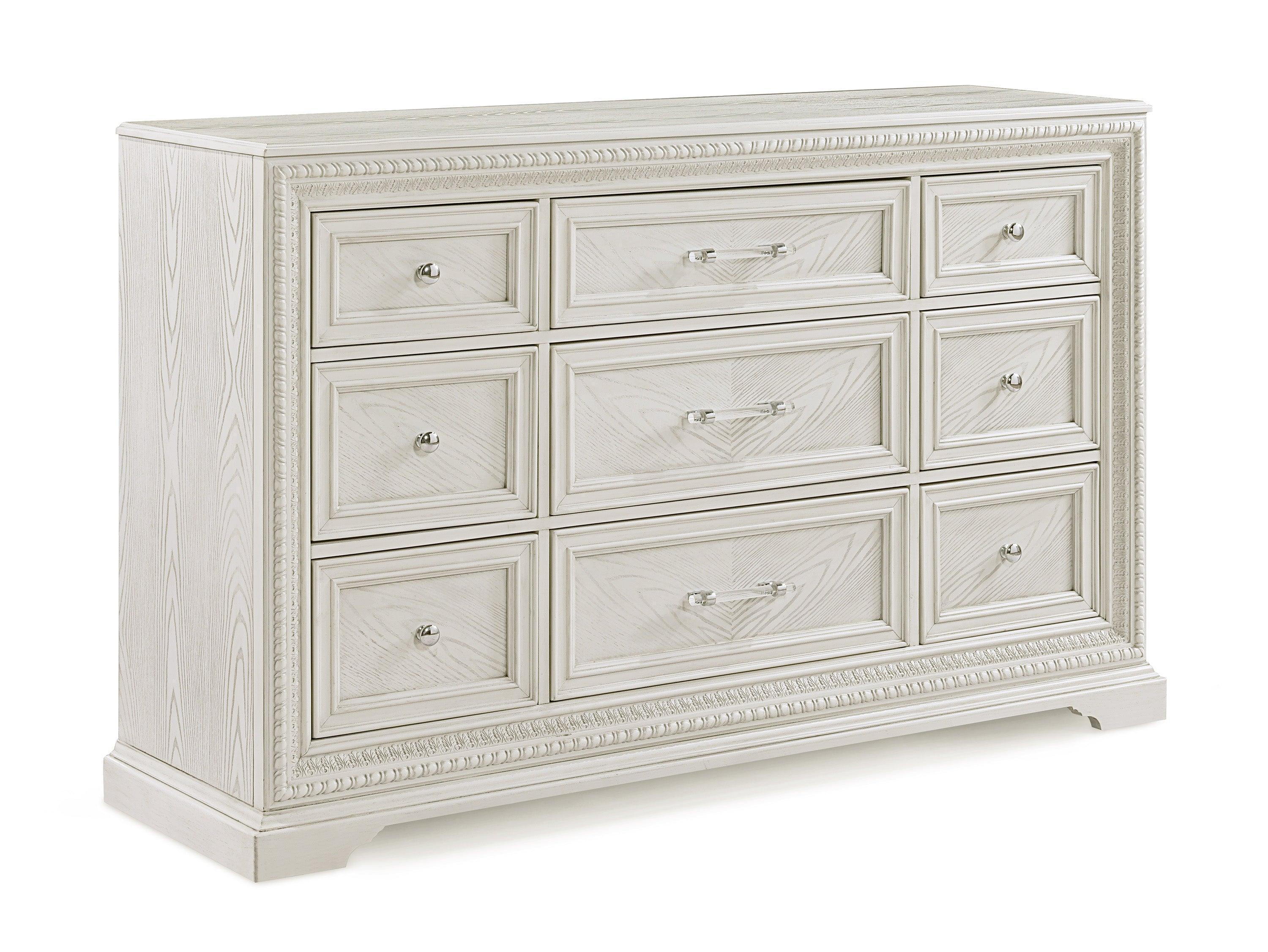 Alexandria Cream 6 Drawers Dresser - Image 3
