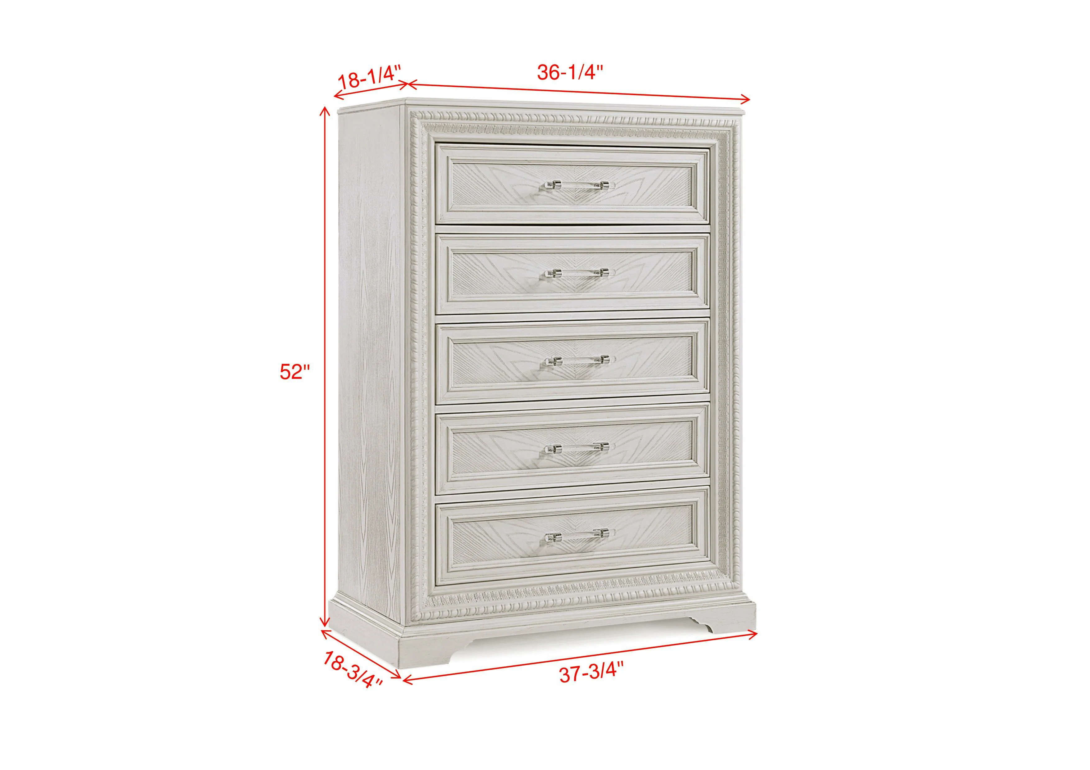 Alexandria White Chest - Image 2