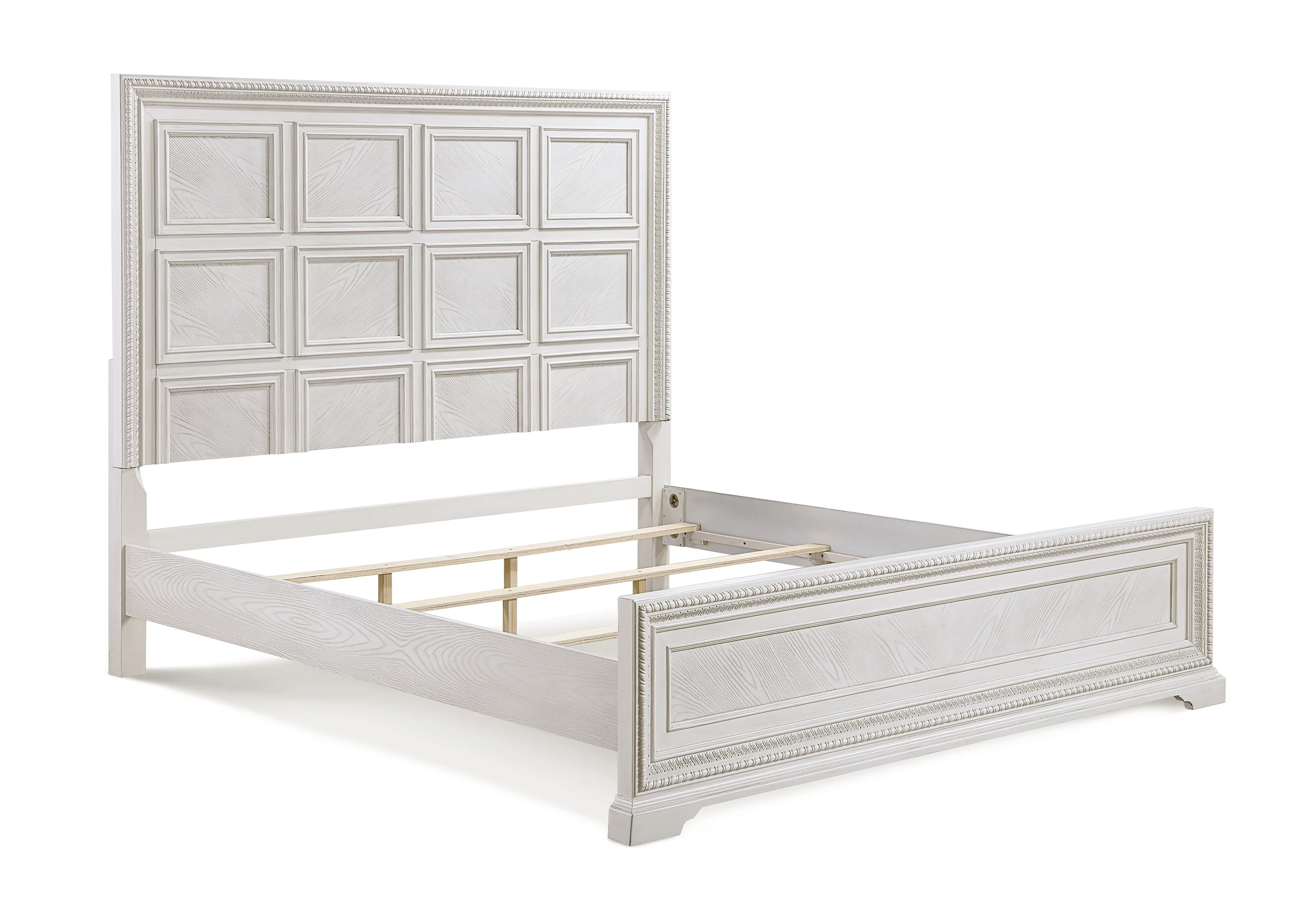 Alexandria White Panel King Bed - Image 2