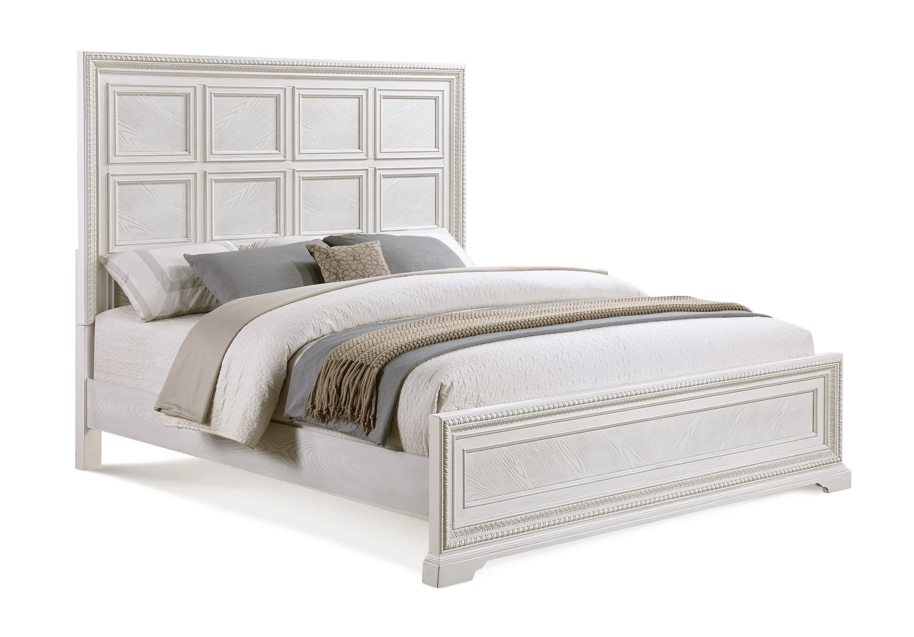 Alexandria White Panel Bedroom Set - Image 2