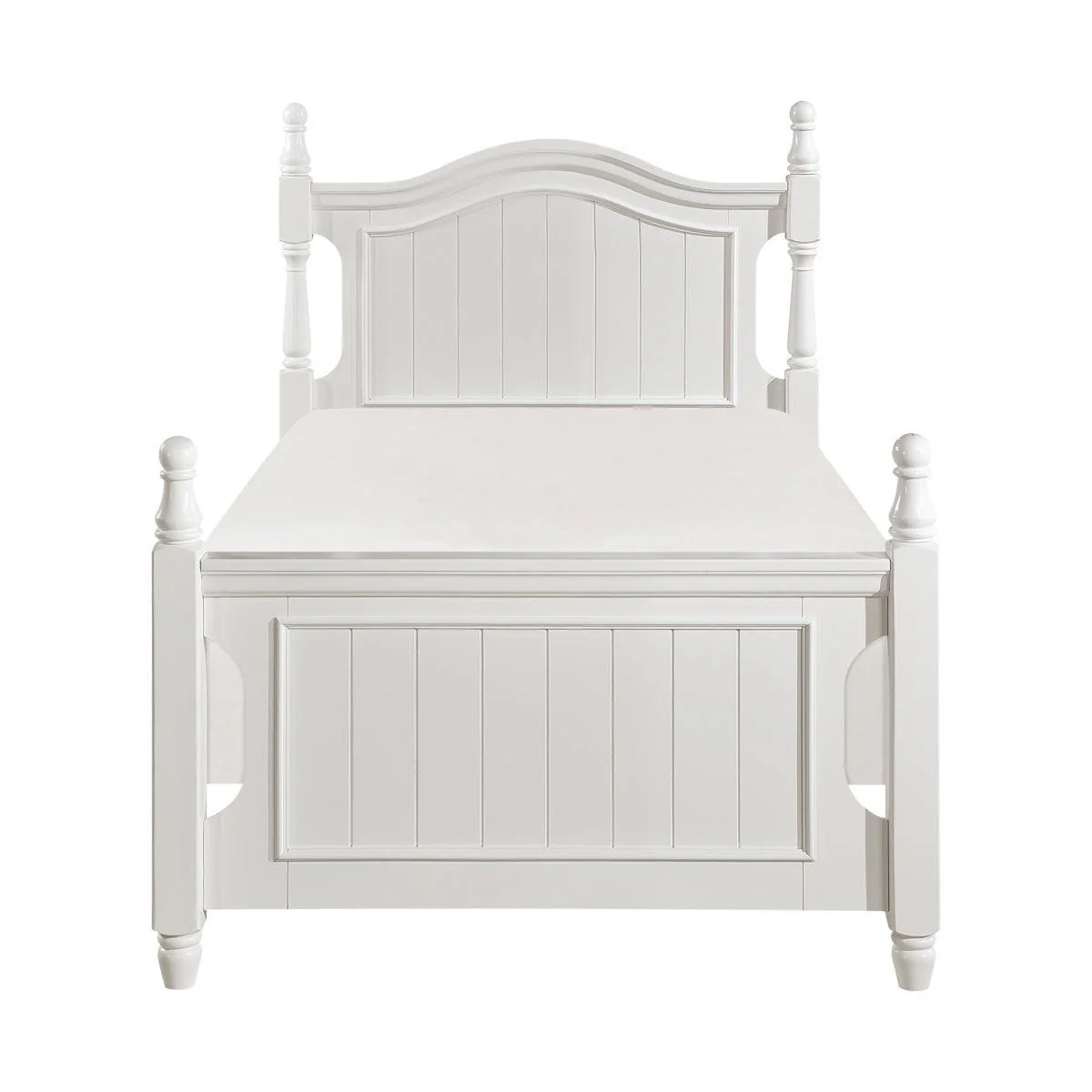 Clementine White Trundle Twin Bed - Image 2