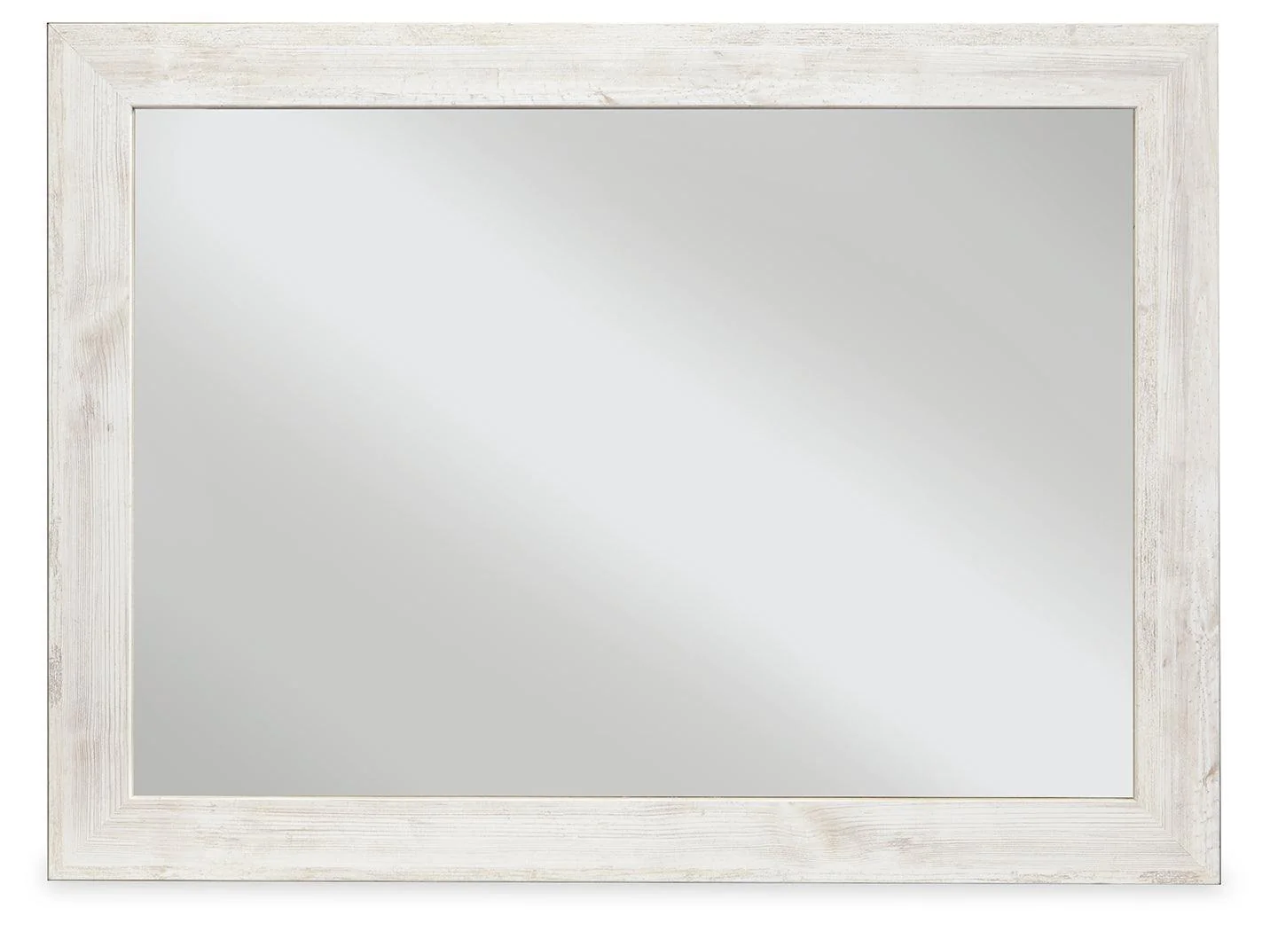 Paxberry Whitewash Bedroom Mirror - Image 1