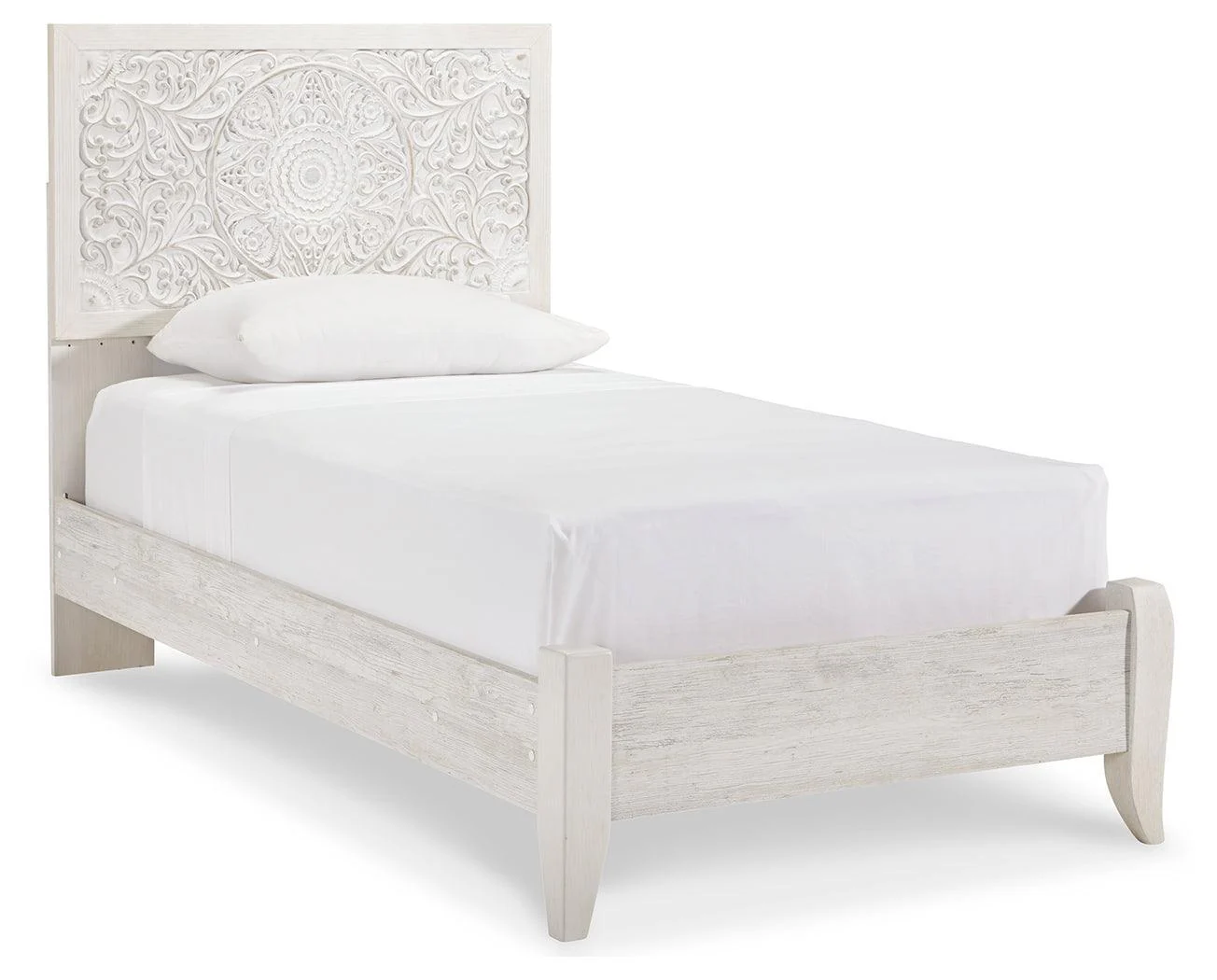 Paxberry Whitewash Twin Panel Bed - Image 2