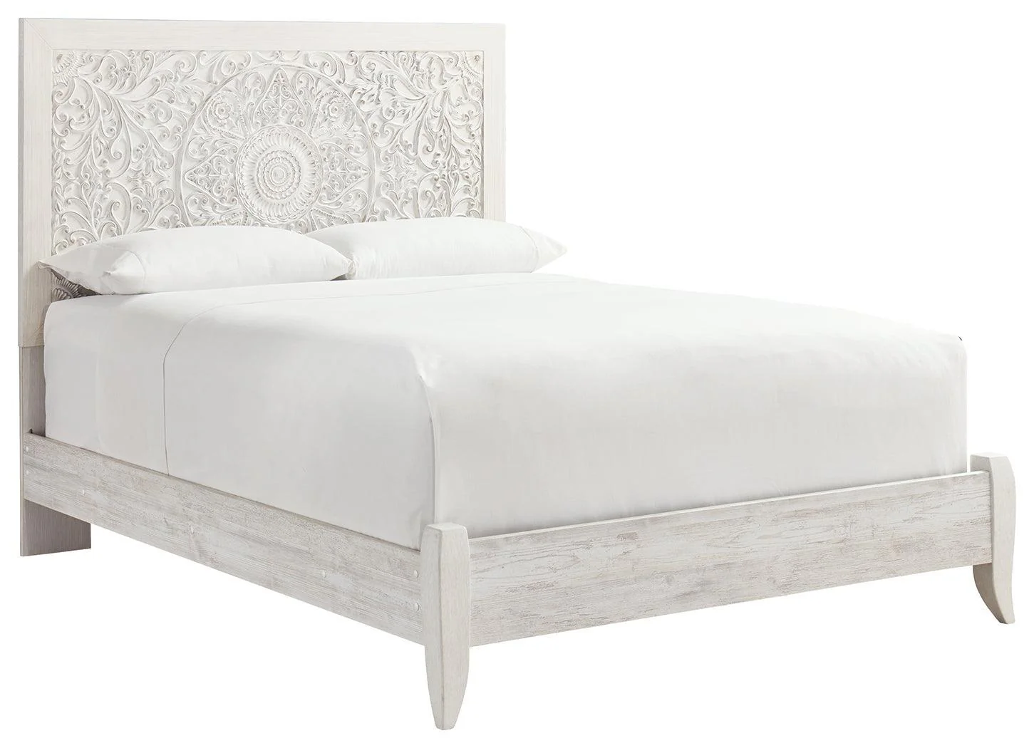 Paxberry Whitewash Queen Panel Bed - Image 2
