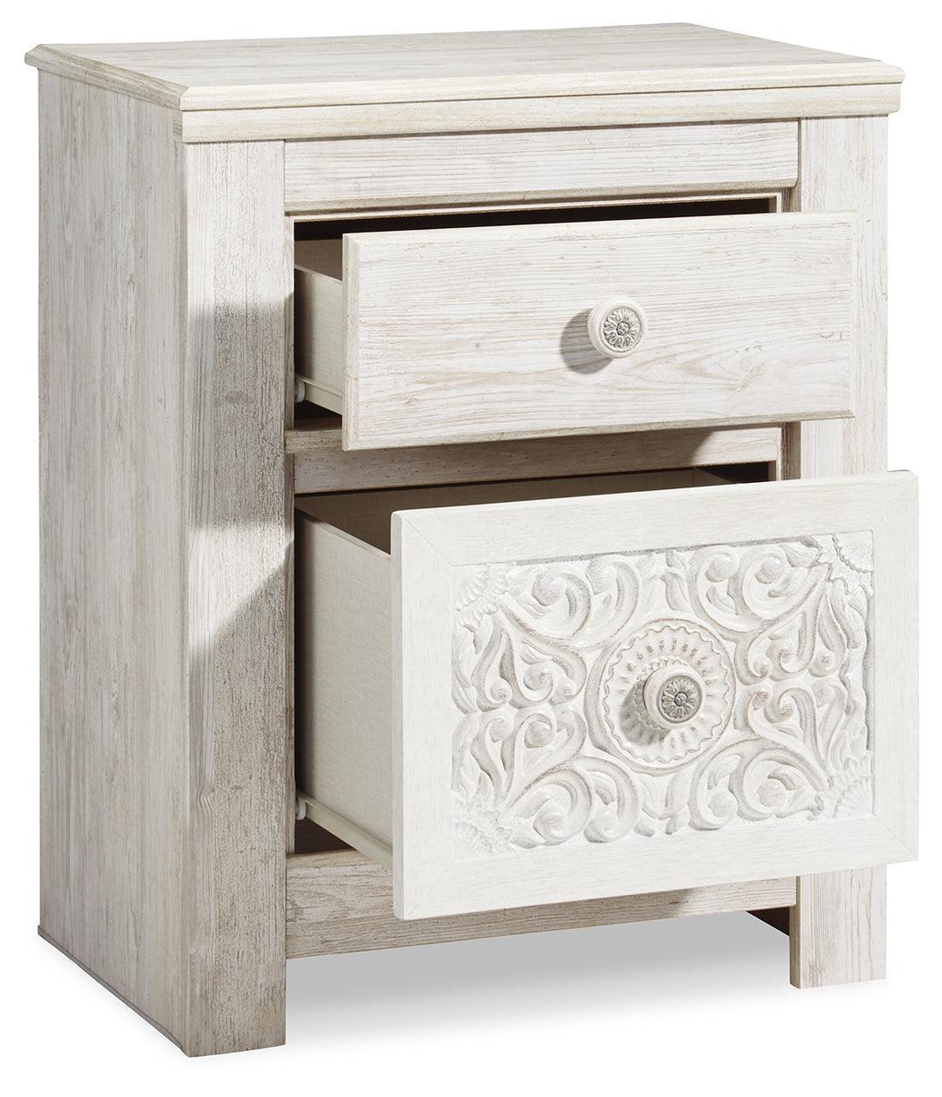 Paxberry Whitewash Nightstand - Image 3