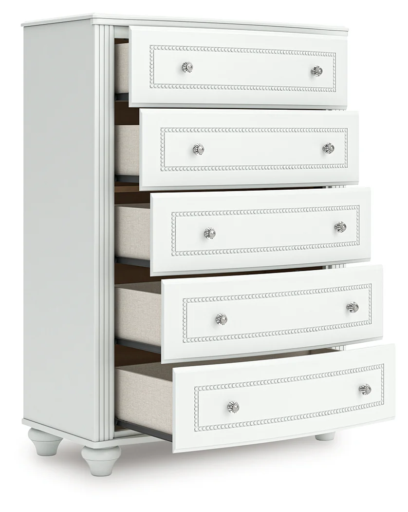Kozlani White Chest of Drawers - Image 3