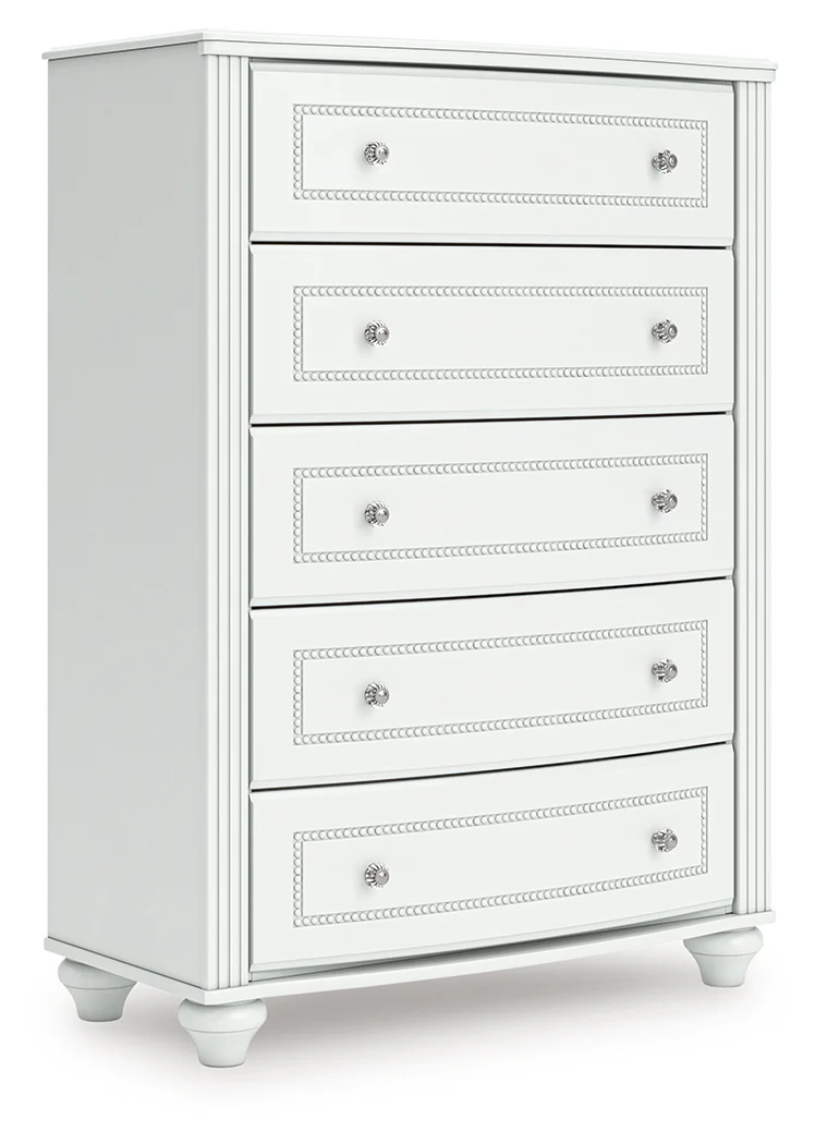 Kozlani White Chest of Drawers - Image 2