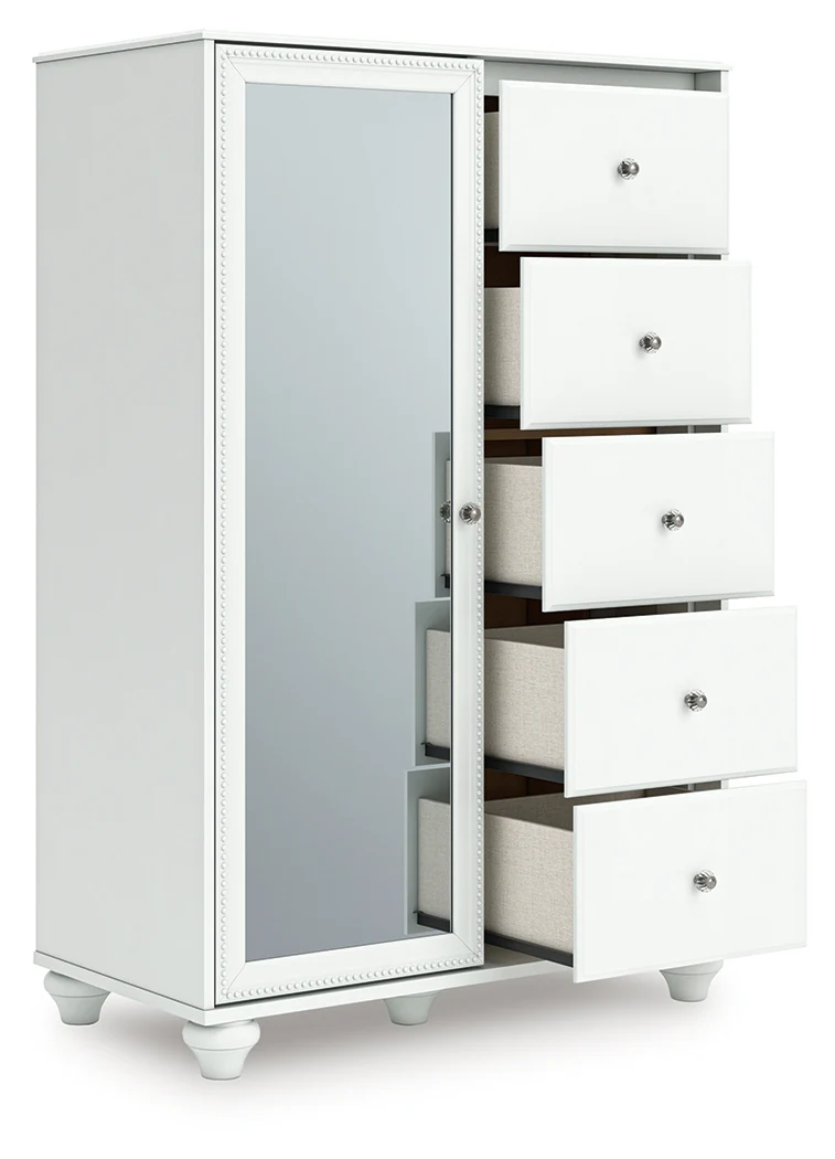 Kozlani White Dressing Chest - Image 3