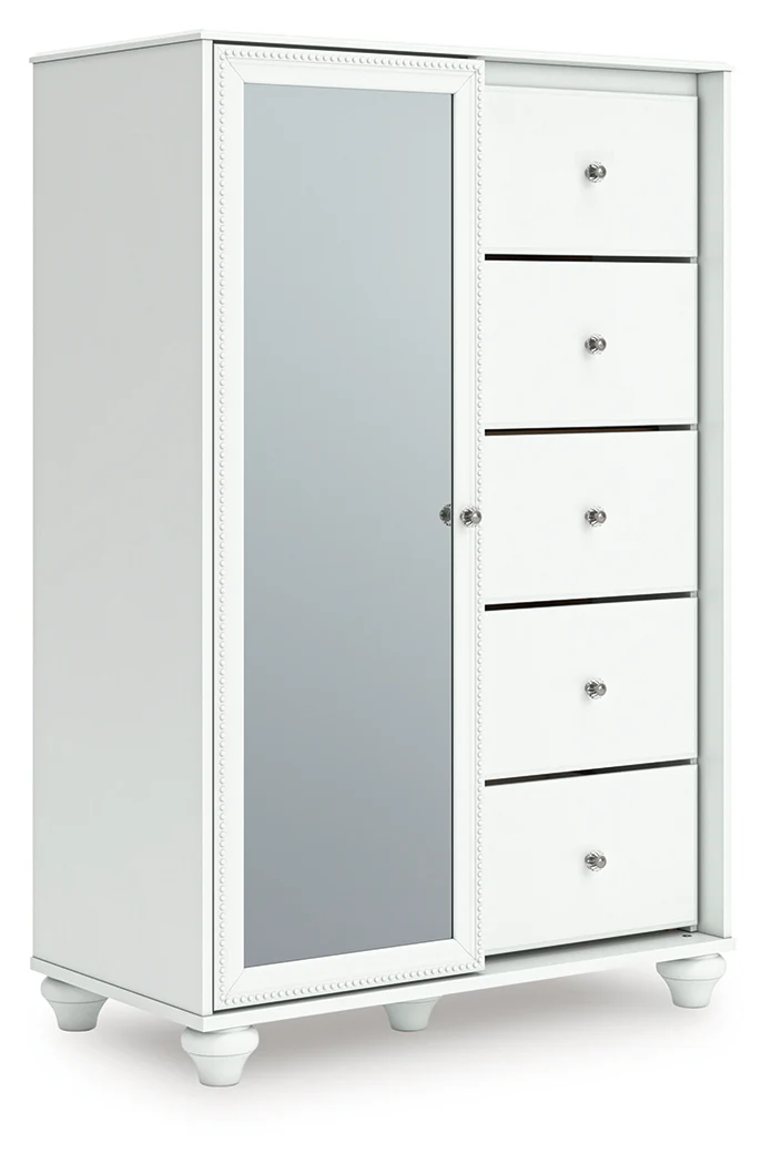 Kozlani White Dressing Chest - Image 2