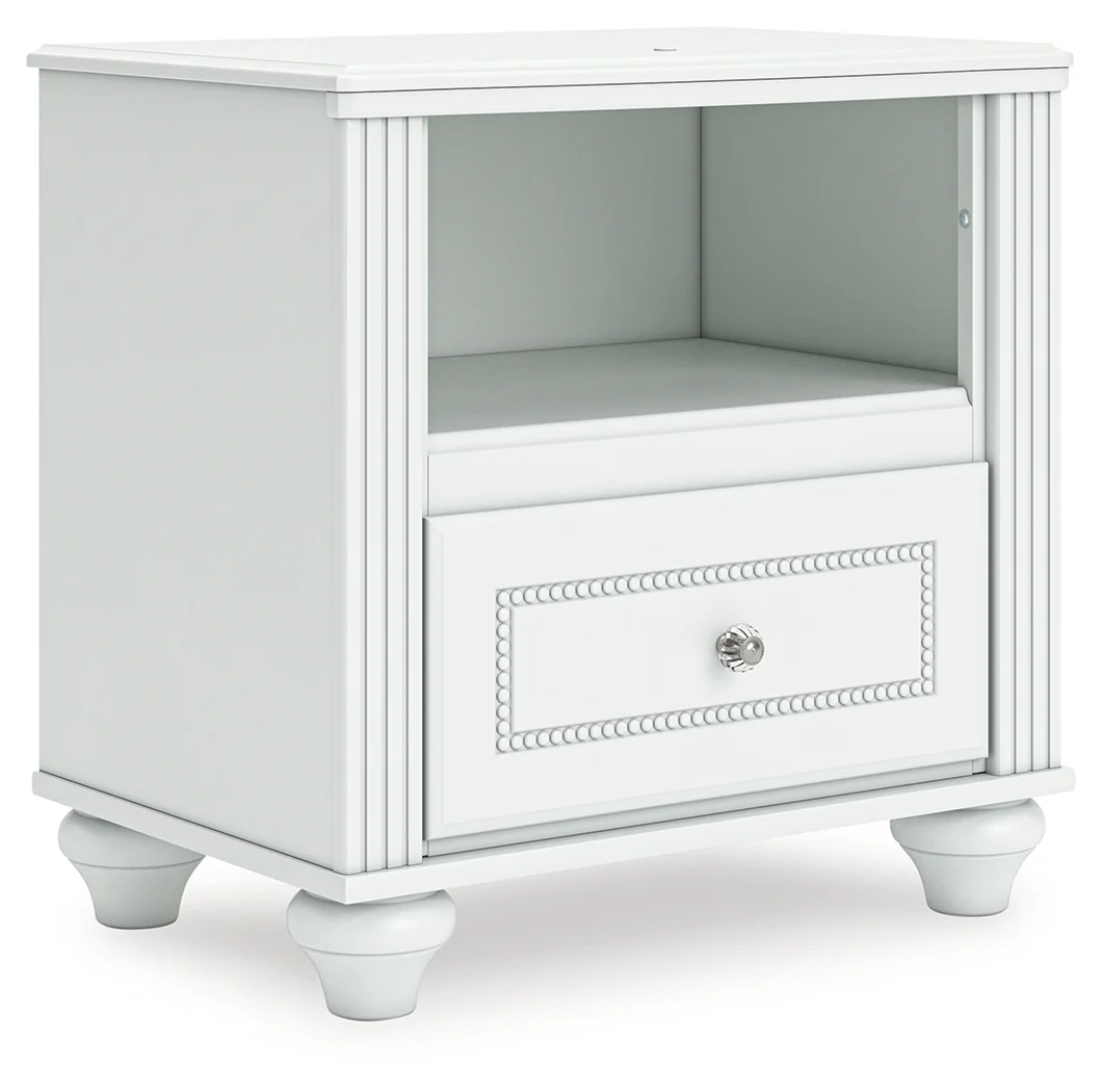 Kozlani White Nightstand - Image 2