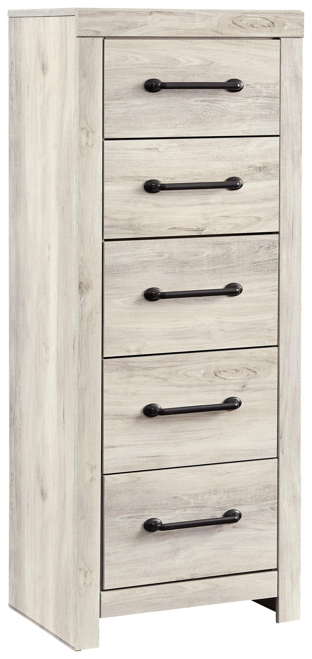 Cambeck Whitewash Narrow Chest Of Drawers - Image 2