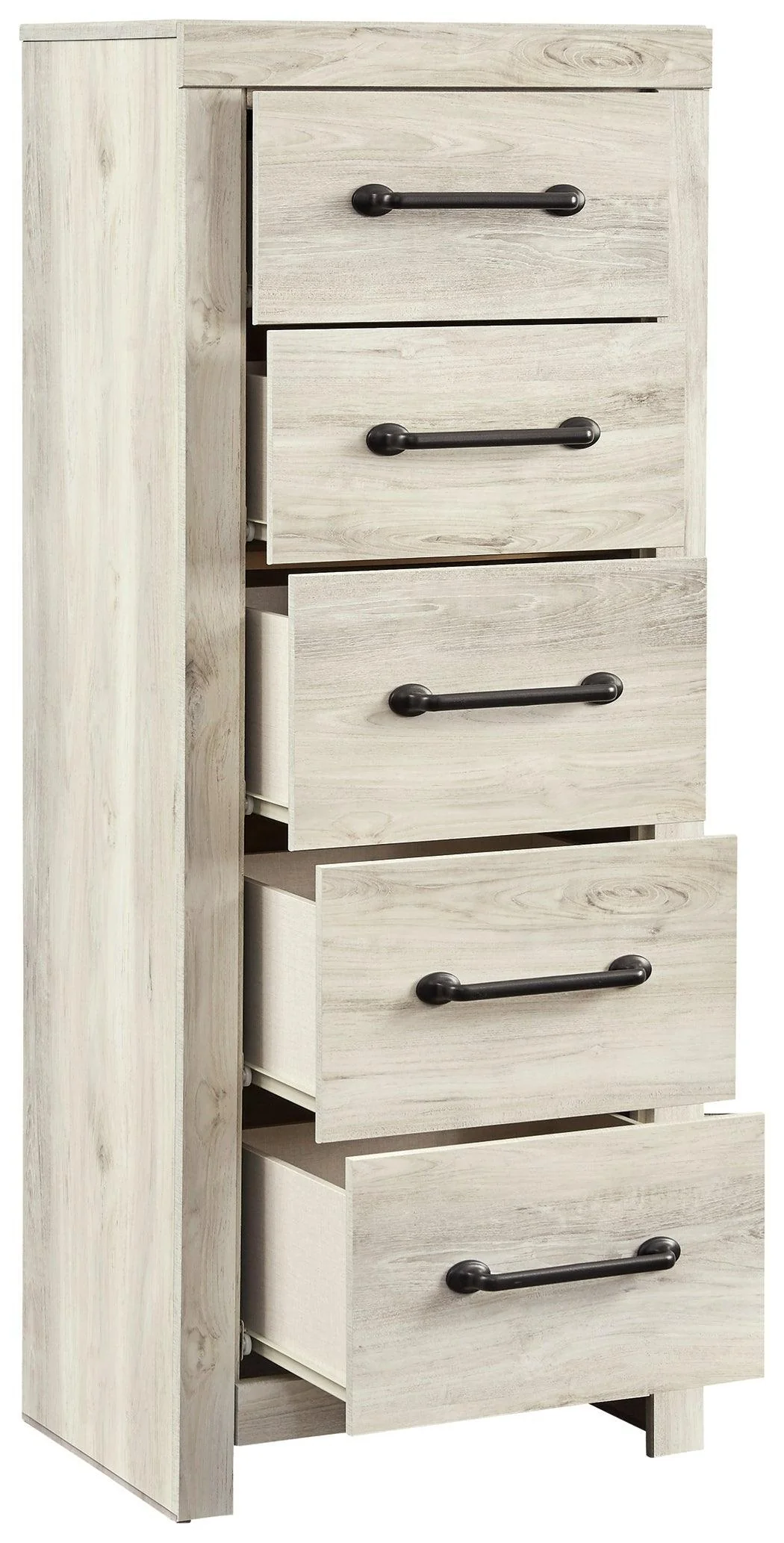 Cambeck Whitewash Narrow Chest Of Drawers - Image 3