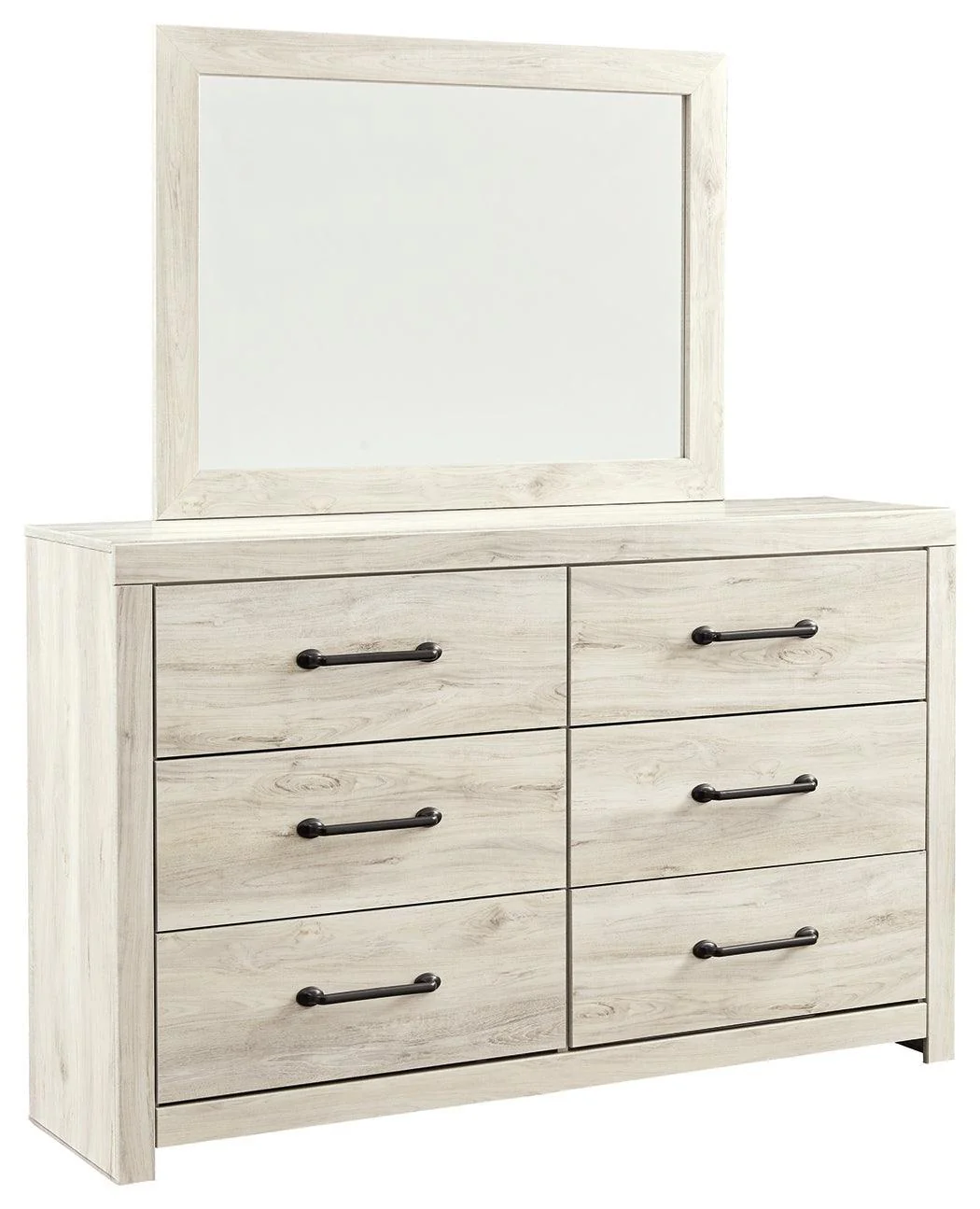 Cambeck Whitewash Dresser And Mirror - Image 2