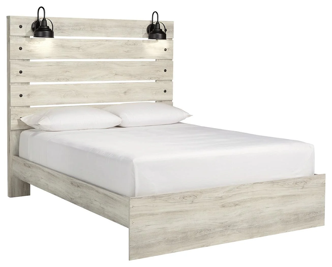 Cambeck Whitewash Queen Panel Bed - Image 2