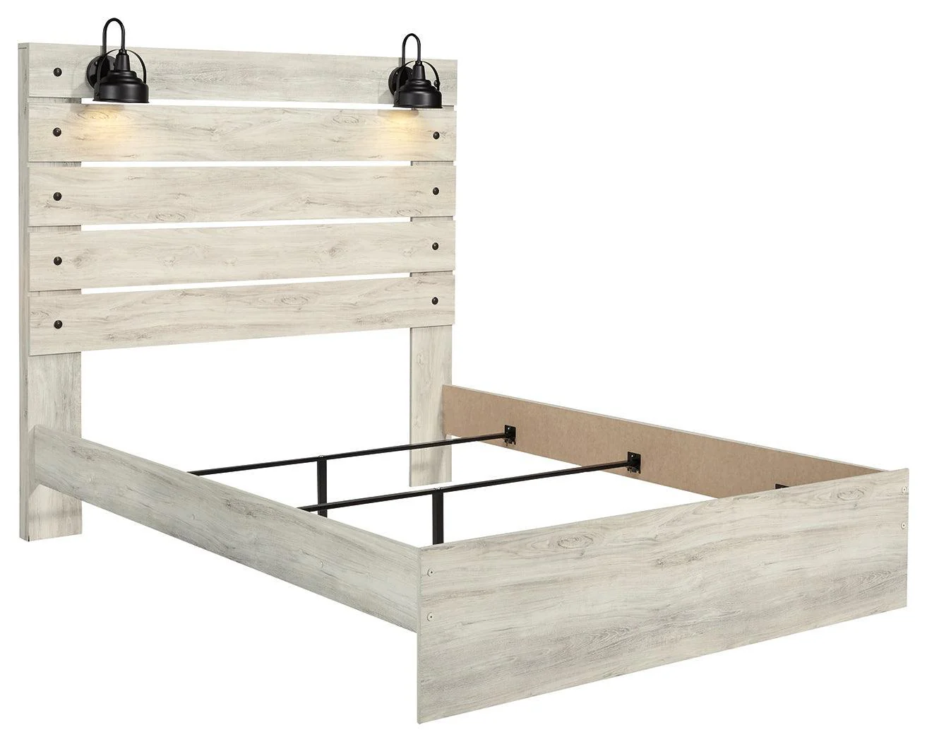 Cambeck Whitewash Queen Panel Bed - Image 3