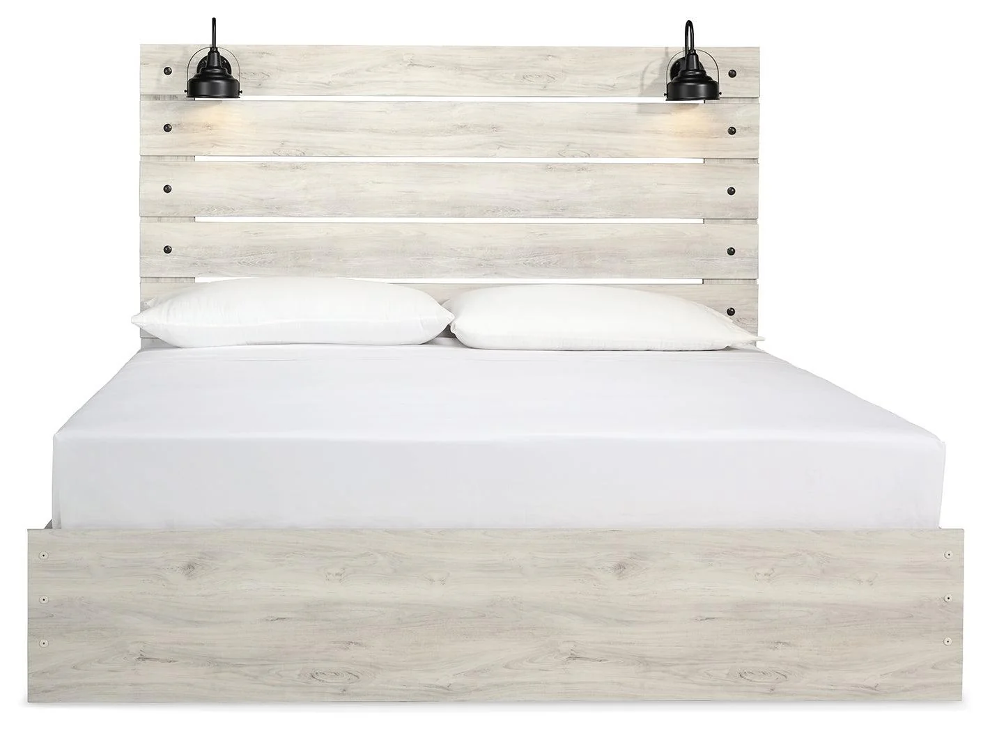 Cambeck Whitewash King Panel Bed - Image 3