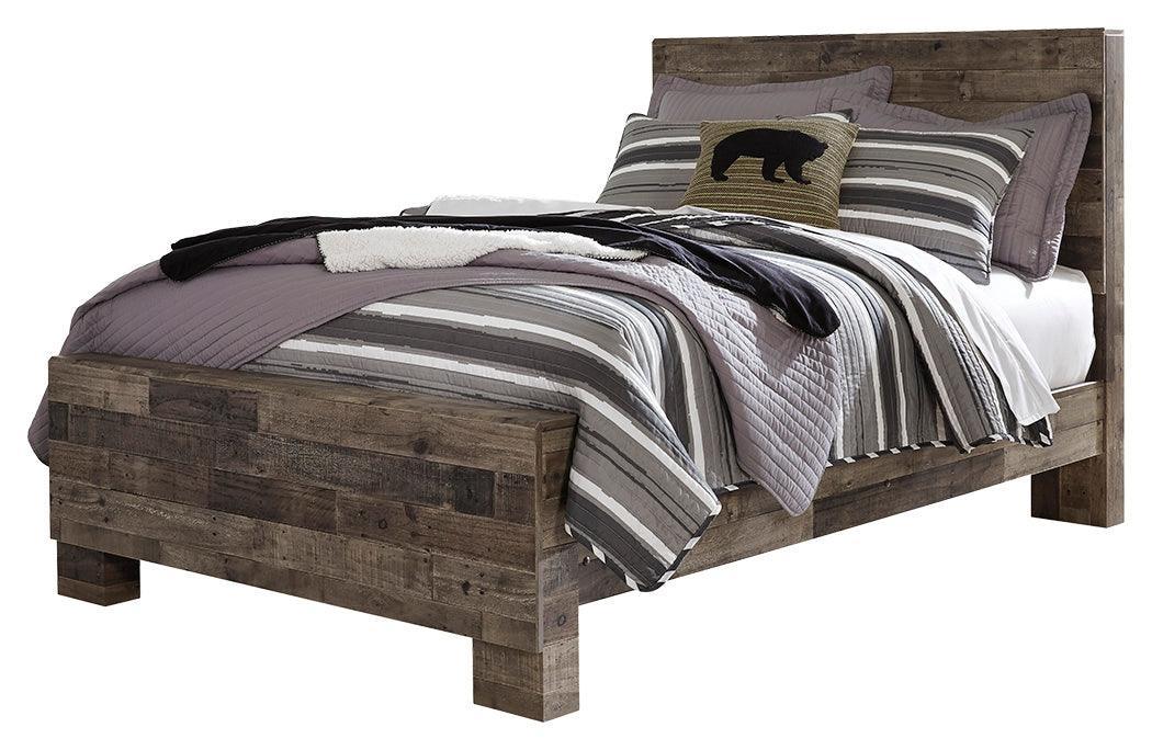 Derekson Multi Gray Full Panel Bed - Image 2