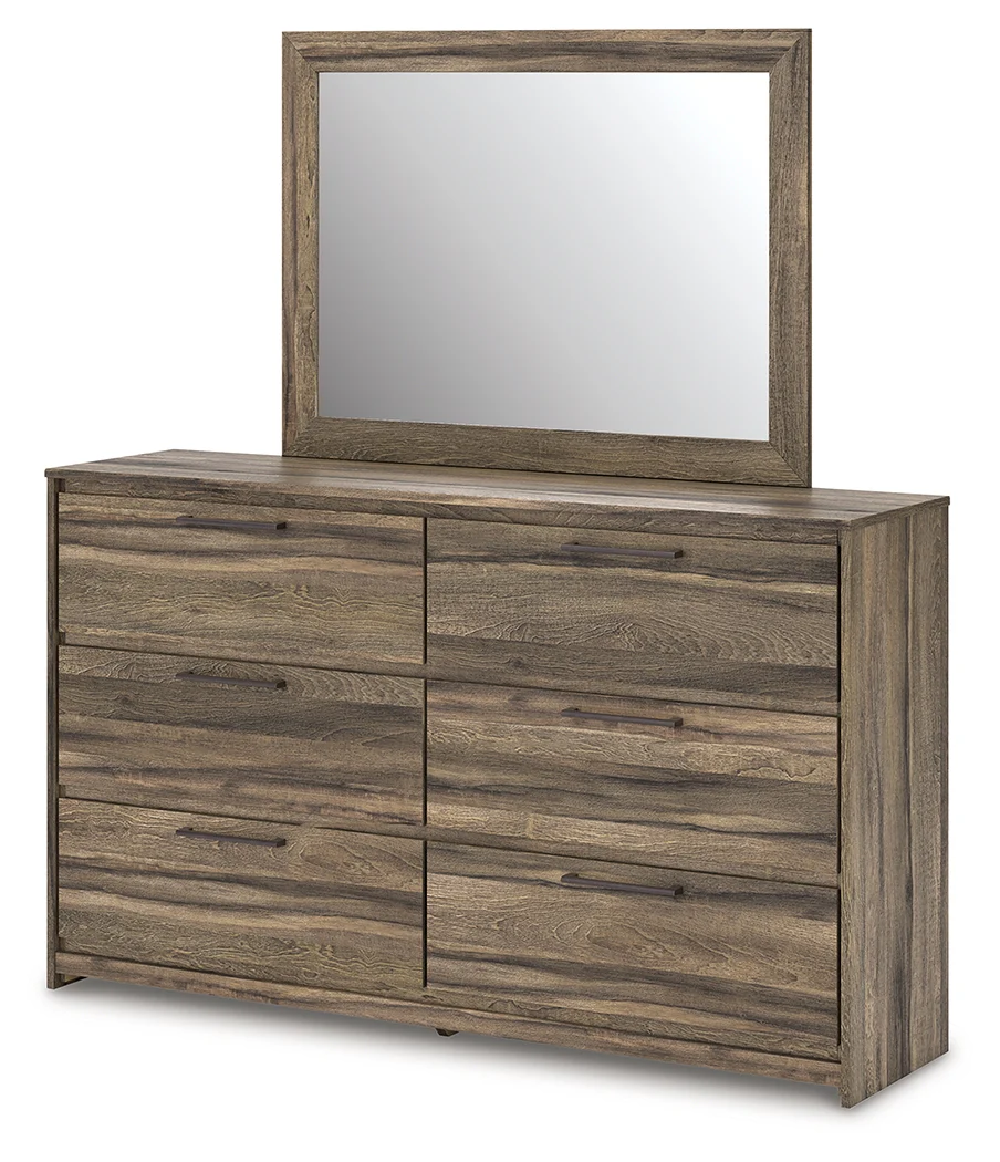 Elbrim Brown Dresser and Mirror - Image 2