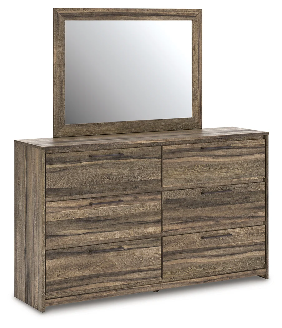 Elbrim Brown Dresser and Mirror - Image 1