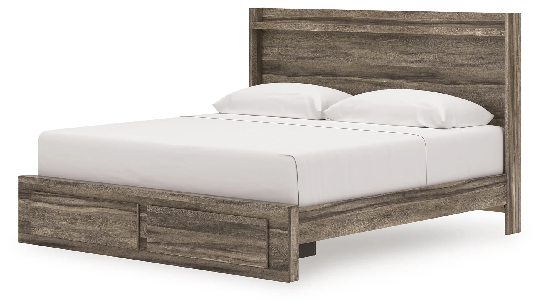 Elbrim Brown King Panel Storage Bed - Image 3