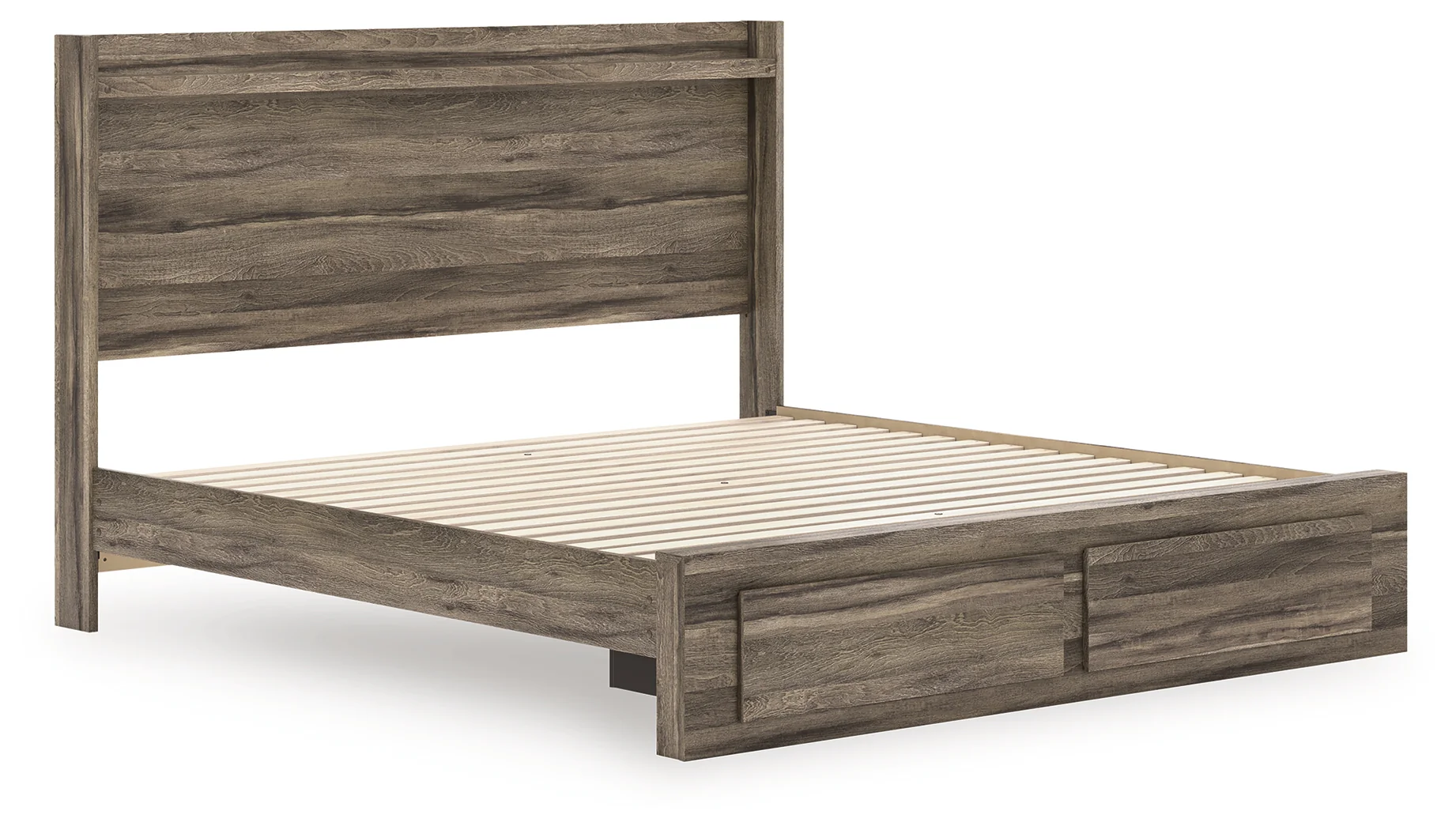 Elbrim Brown King Panel Storage Bed - Image 2