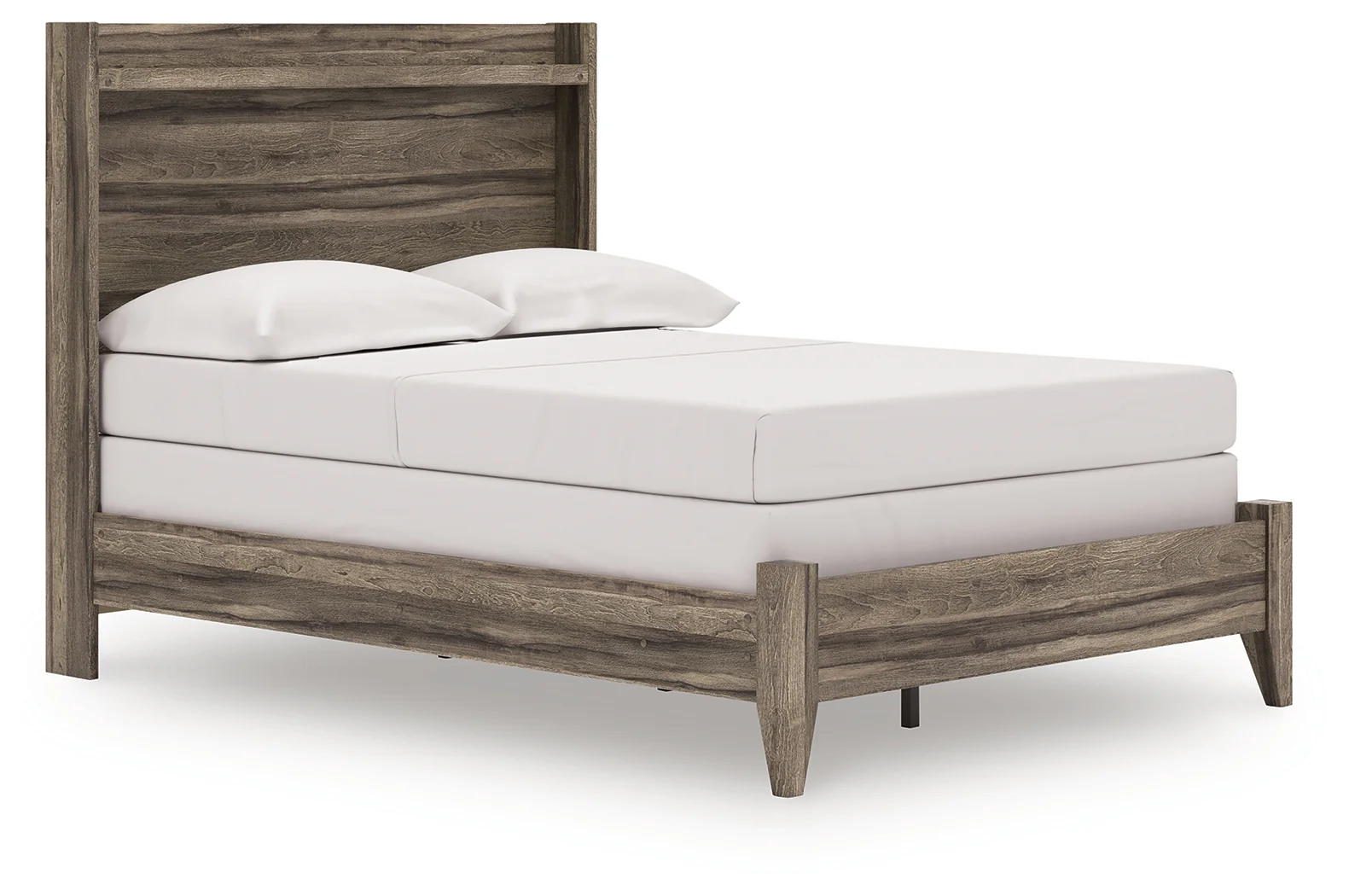 Elbrim Brown Full Panel Bed - Image 1