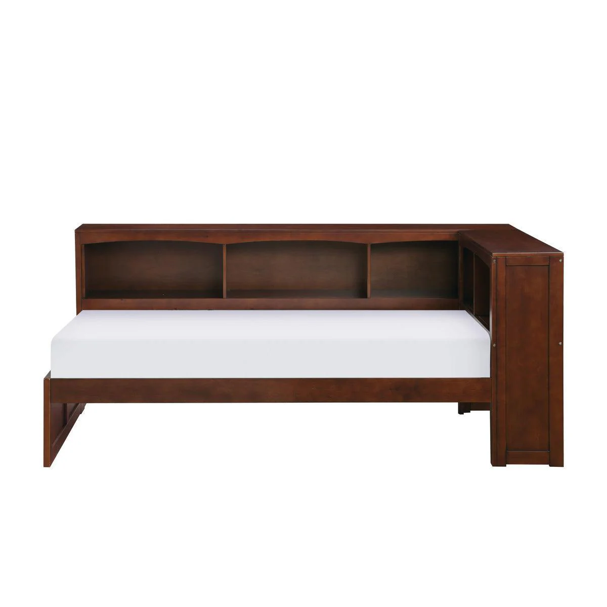 Rowe Dark Cherry Twin Bookcase Corner Bed - Image 3