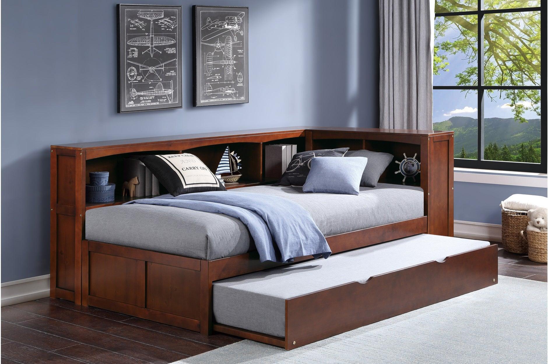 Rowe Dark Cherry Bookcase Panel Bedroom Set - Image 2