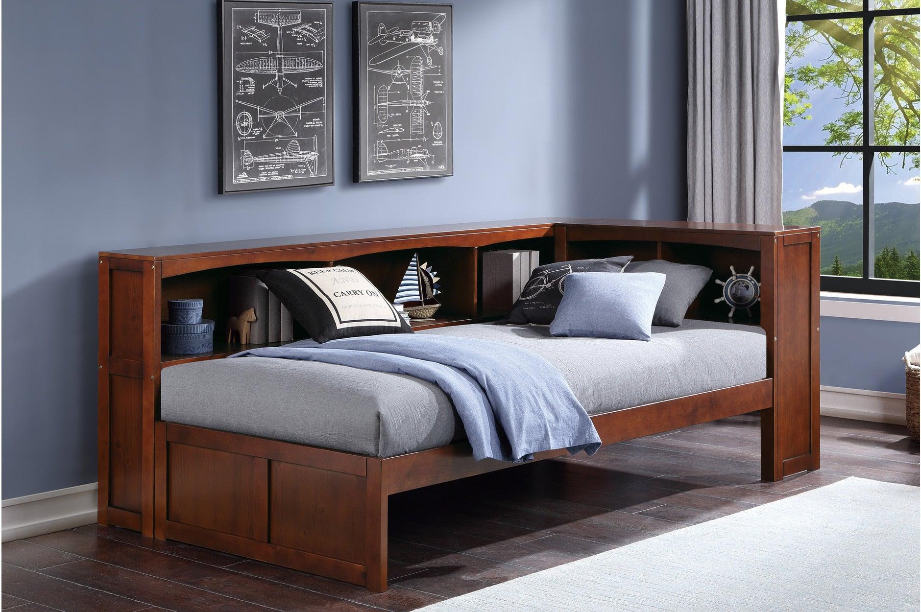 Rowe Dark Cherry Bookcase Panel Bedroom Set