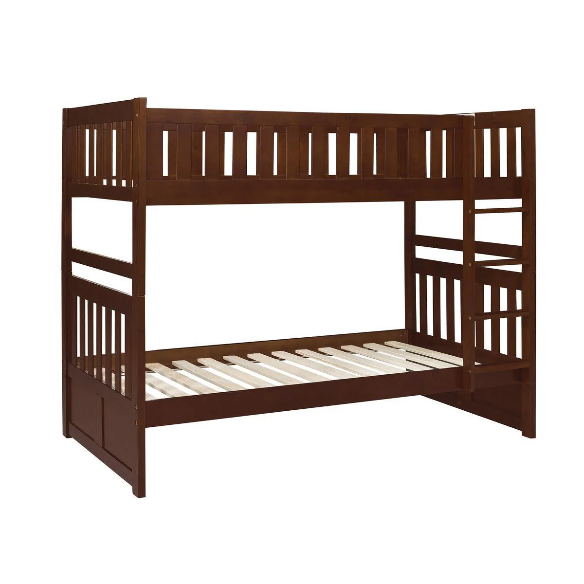 Rowe Dark Cherry Twin Over Twin Bunk Bed - Image 3
