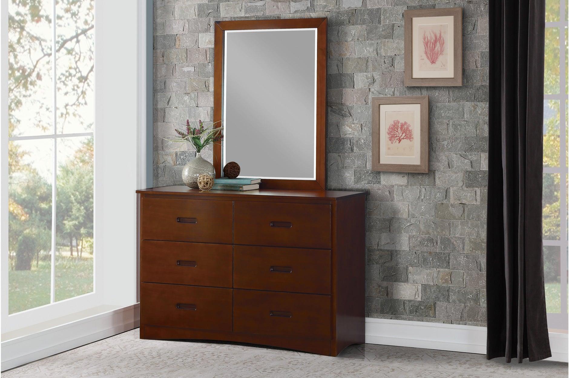 Rowe Dark Cherry Triple Twin Bunkbed - Image 3