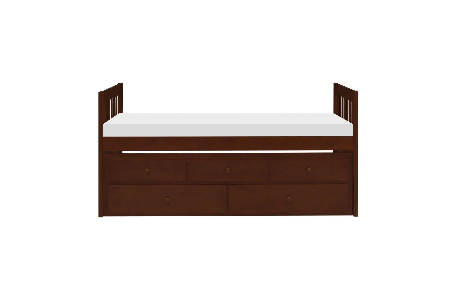 Rowe Dark Cherry Bedroom With Storage Set - Image 3
