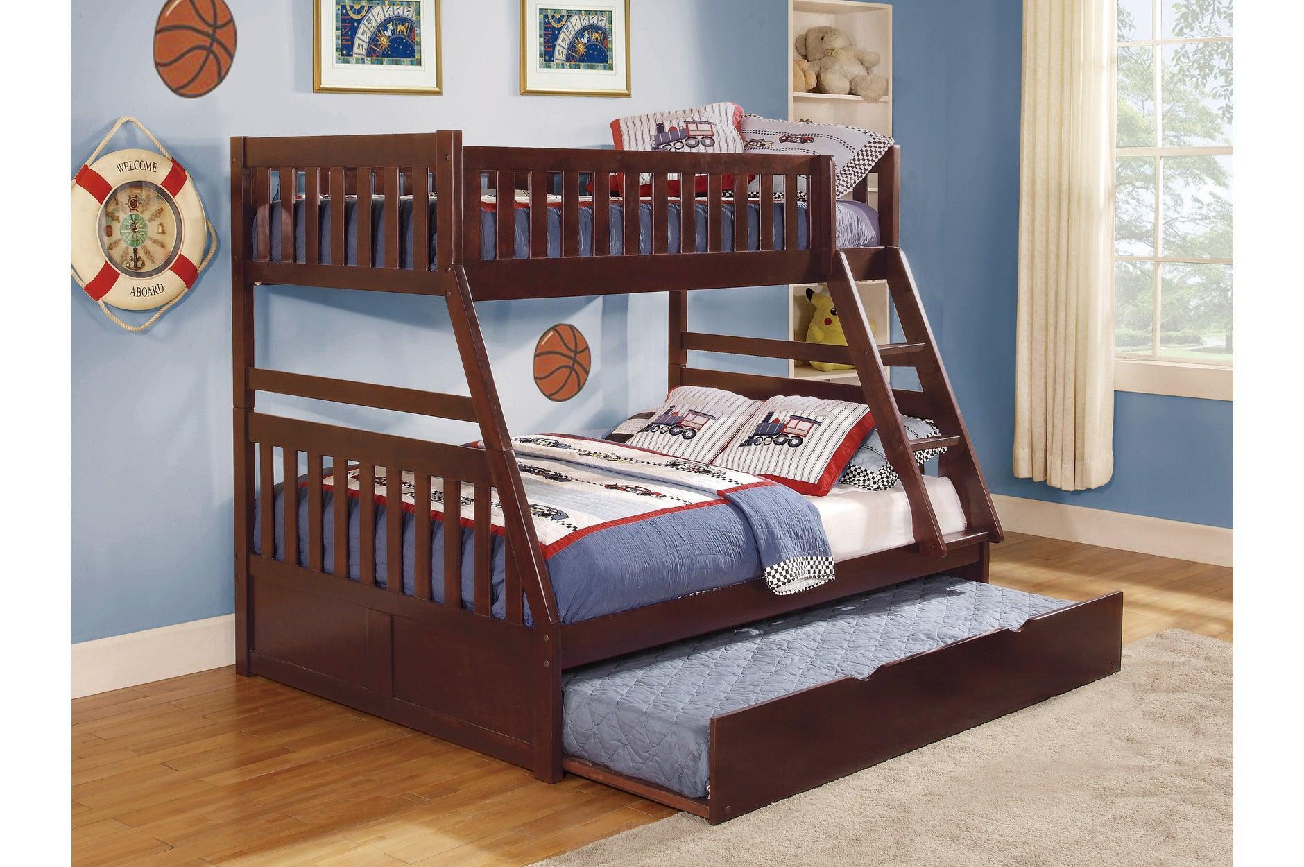 Rowe Dark Cherry With Trundle Bedroom Set - Image 2