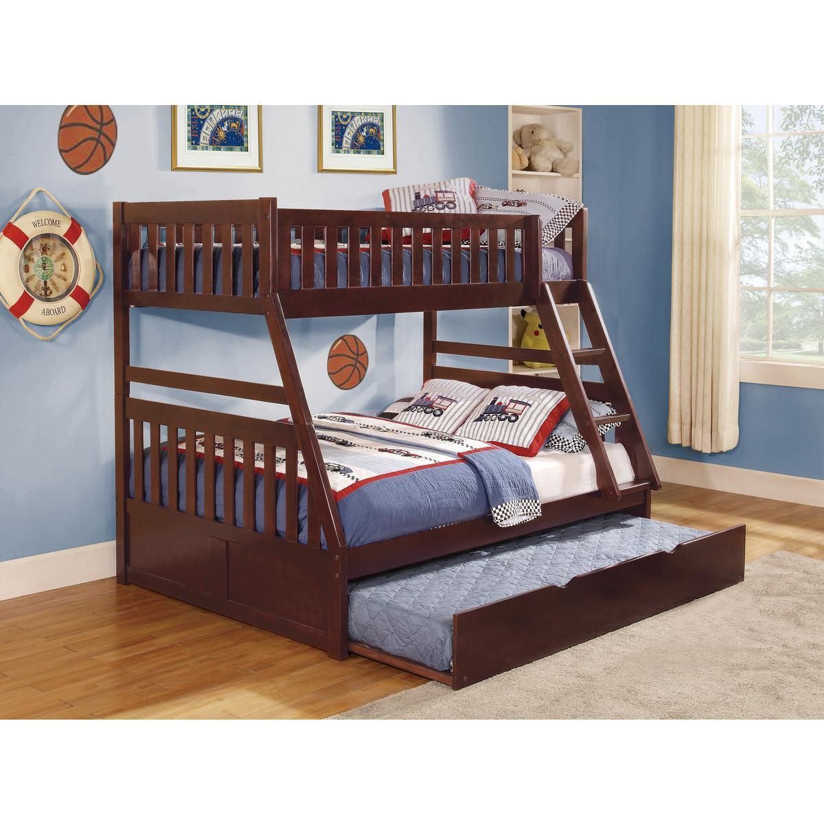 Rowe Dark Cherry Ladder Trundle Daybed