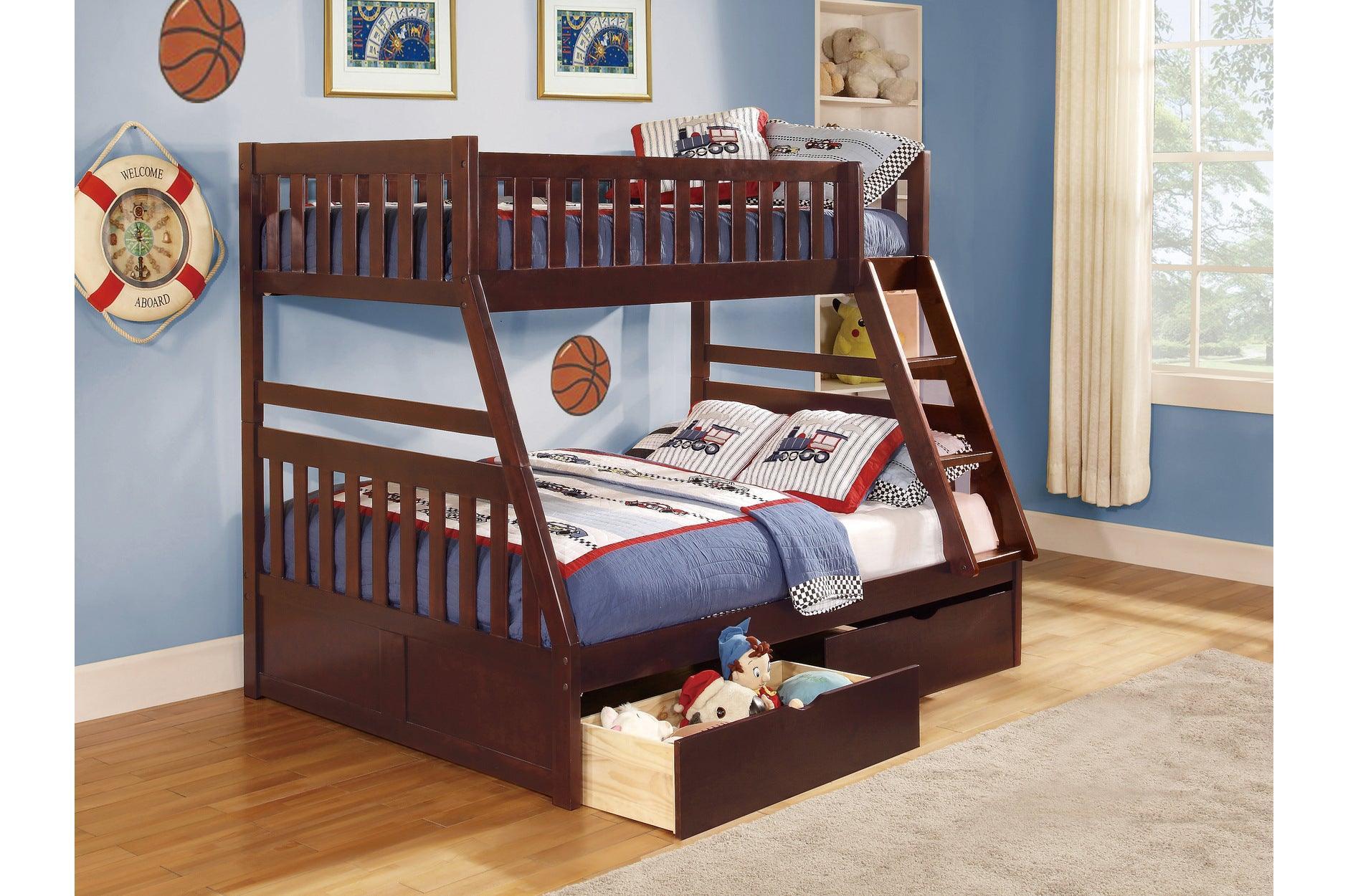 Rowe Dark Cherry With Trundle Bedroom Set - Image 3