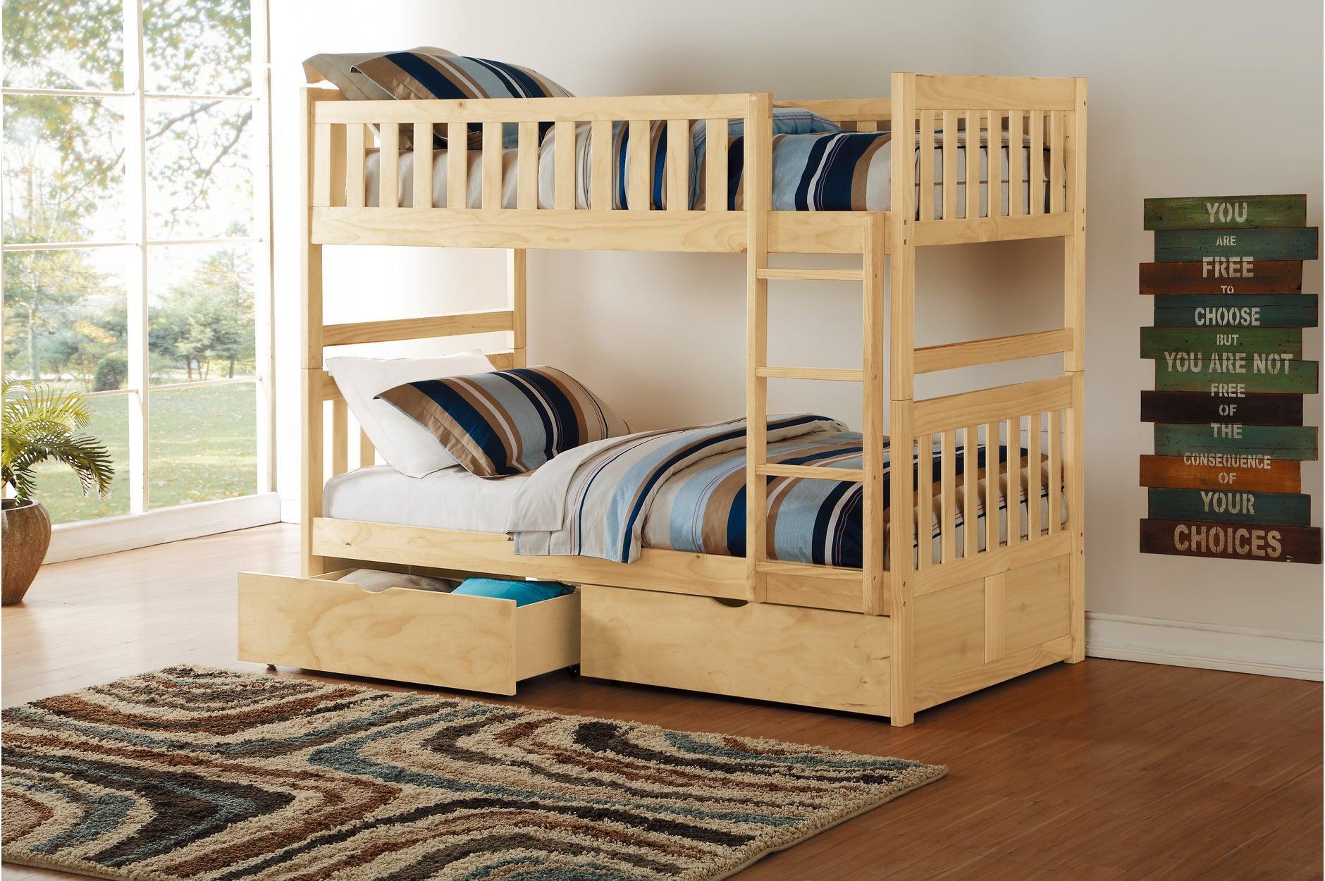 Bartly Natural Bunk Bedroom Set - Image 3