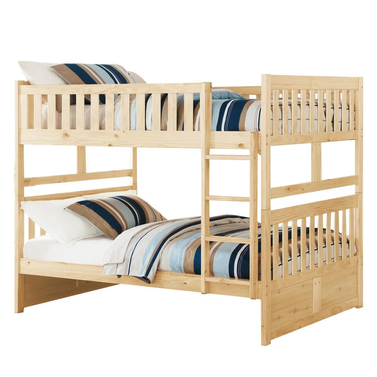 Bartly Natural Twin Over Twin Bunk Bed - Image 2
