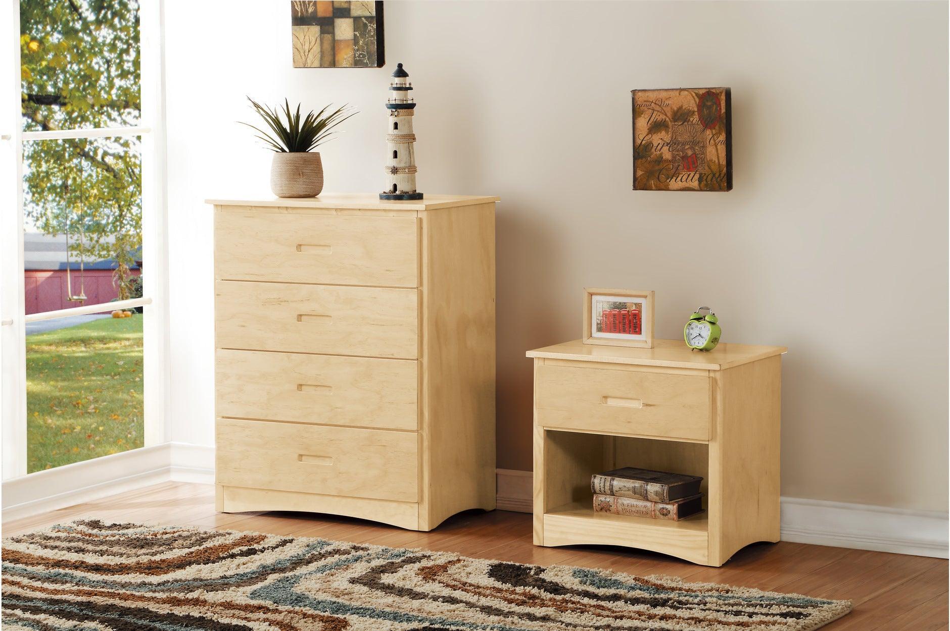 Bartly Natural Panel Storage Trundle Bedroom Set - Image 3