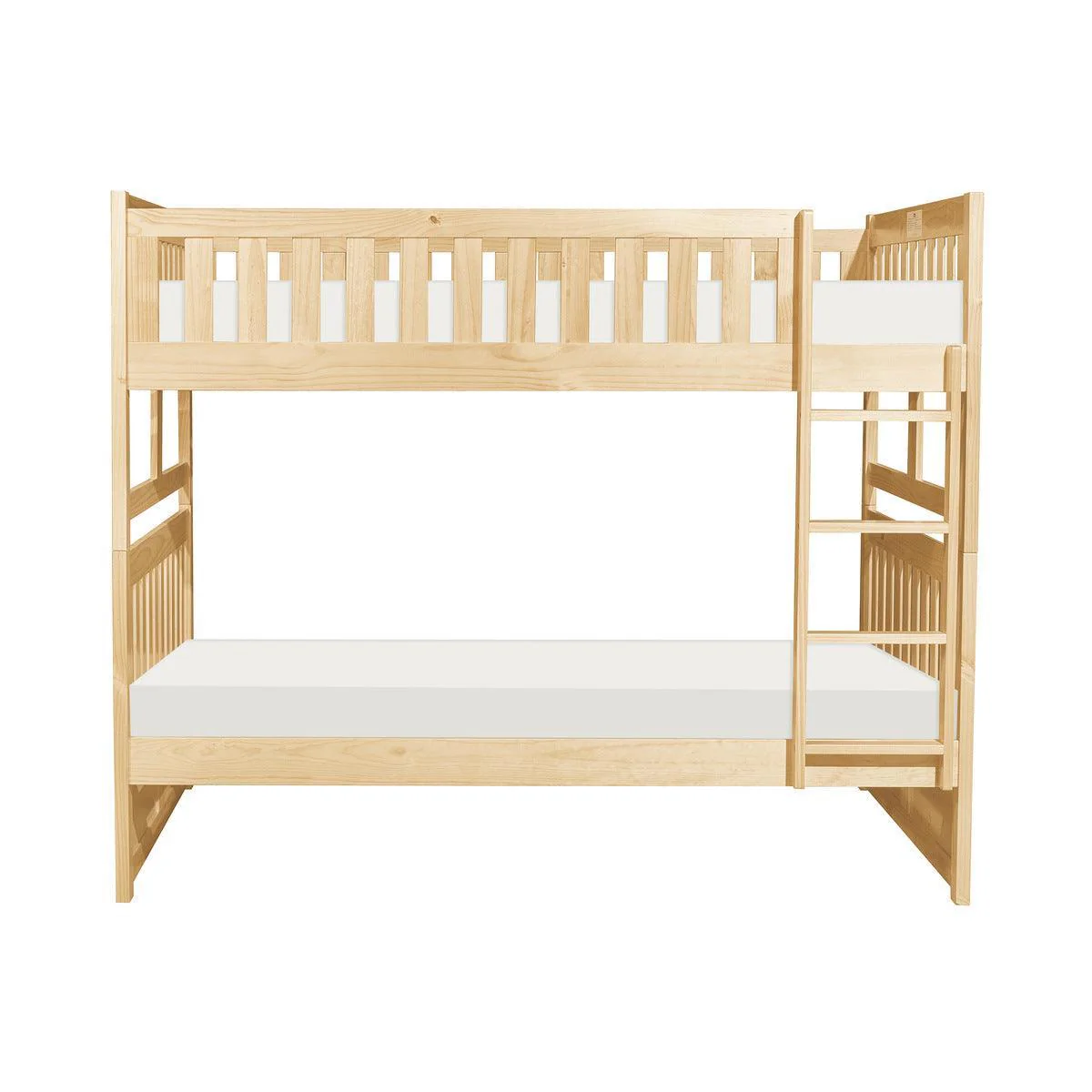 Bartly Natural Full Over Full Bunk Bed - Image 2