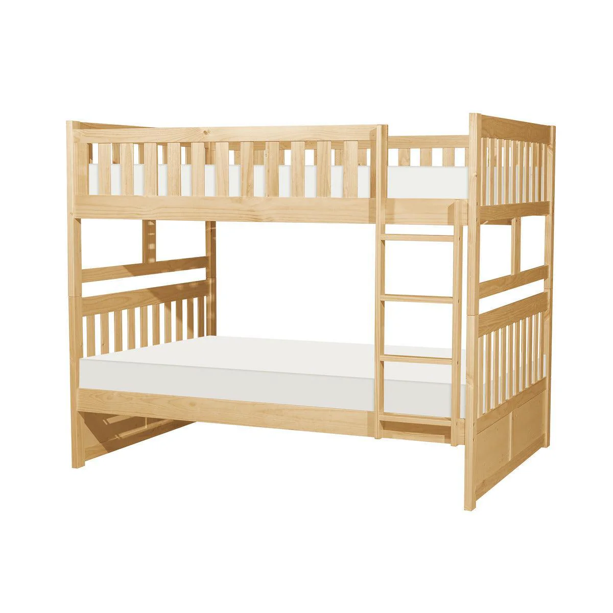 Bartly Natural Full Over Full Bunk Bed - Image 3