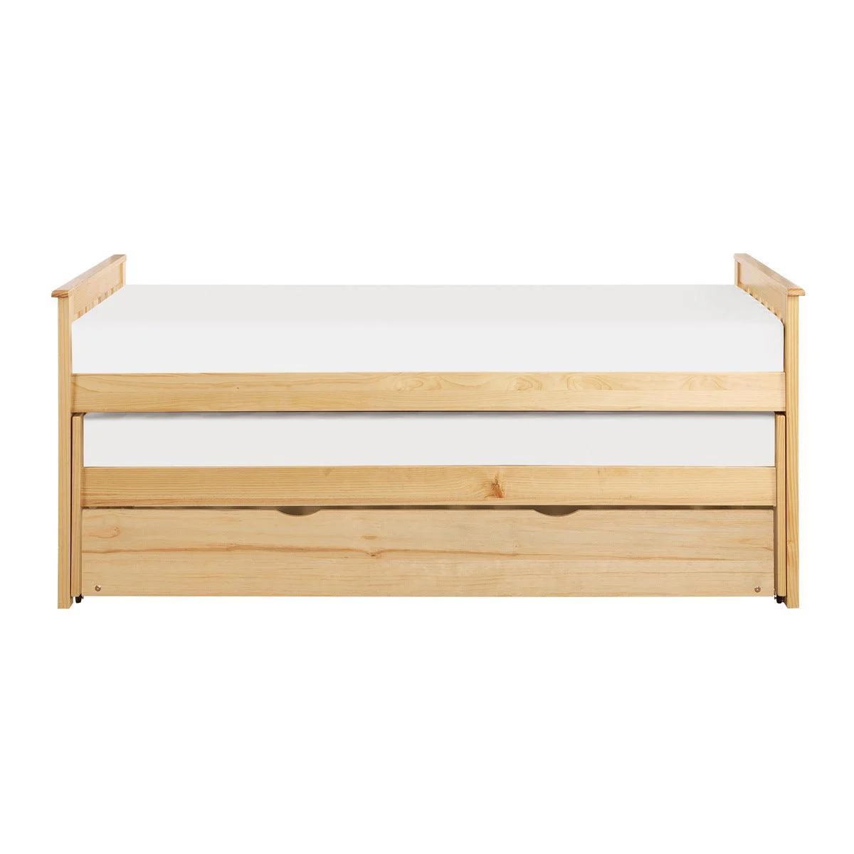 Bartly Natural Twin Over Twin Trundle Bed - Image 2