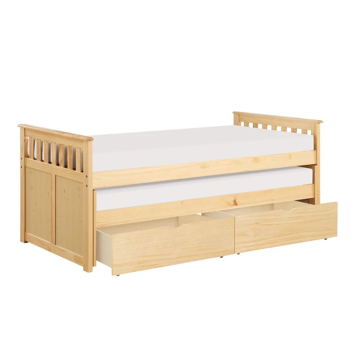 Bartly Natural Twin Over Twin Storage Bed - Image 3