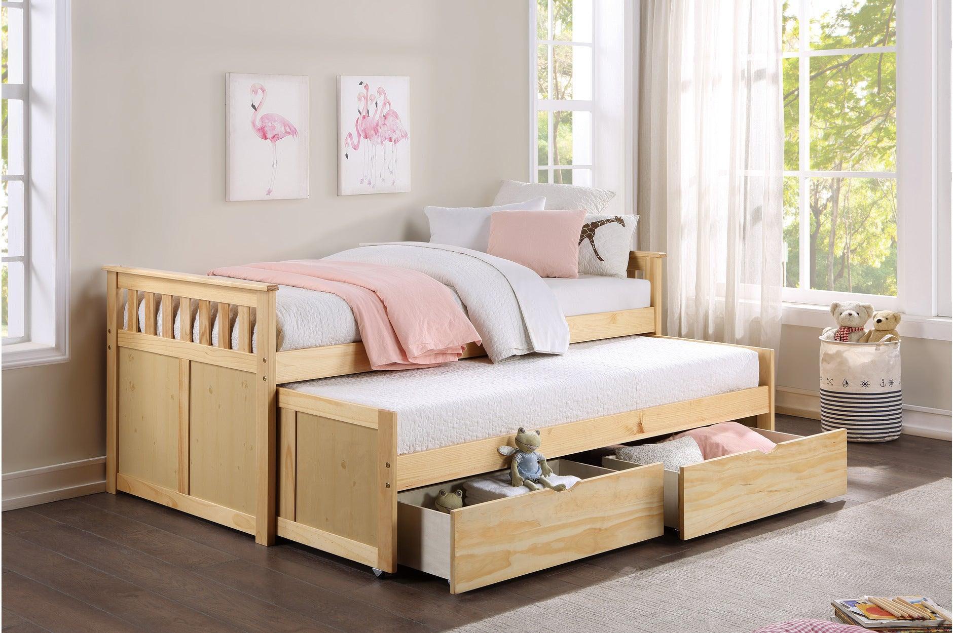 Bartly Natural Storage Bedroom Set - Image 3