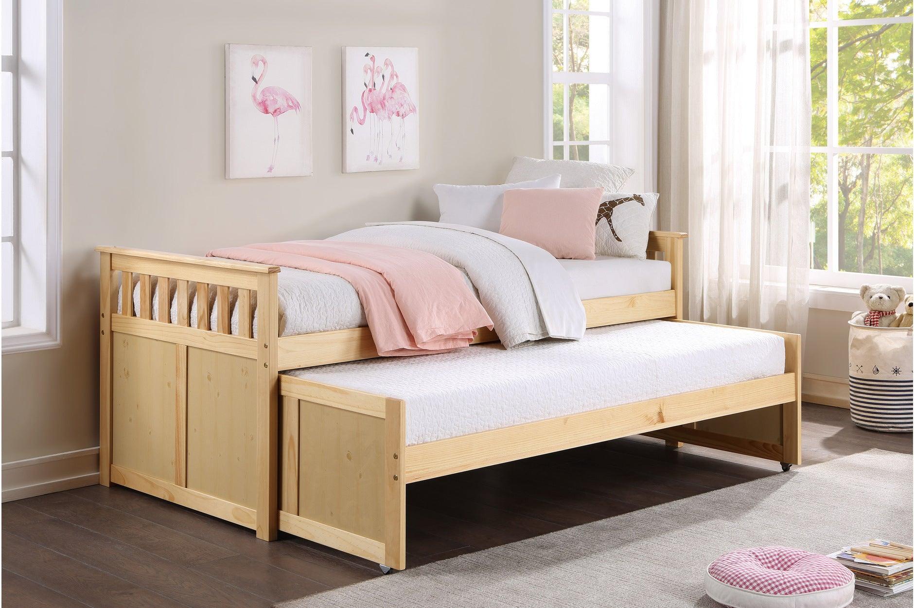 Bartly Natural Storage Bedroom Set